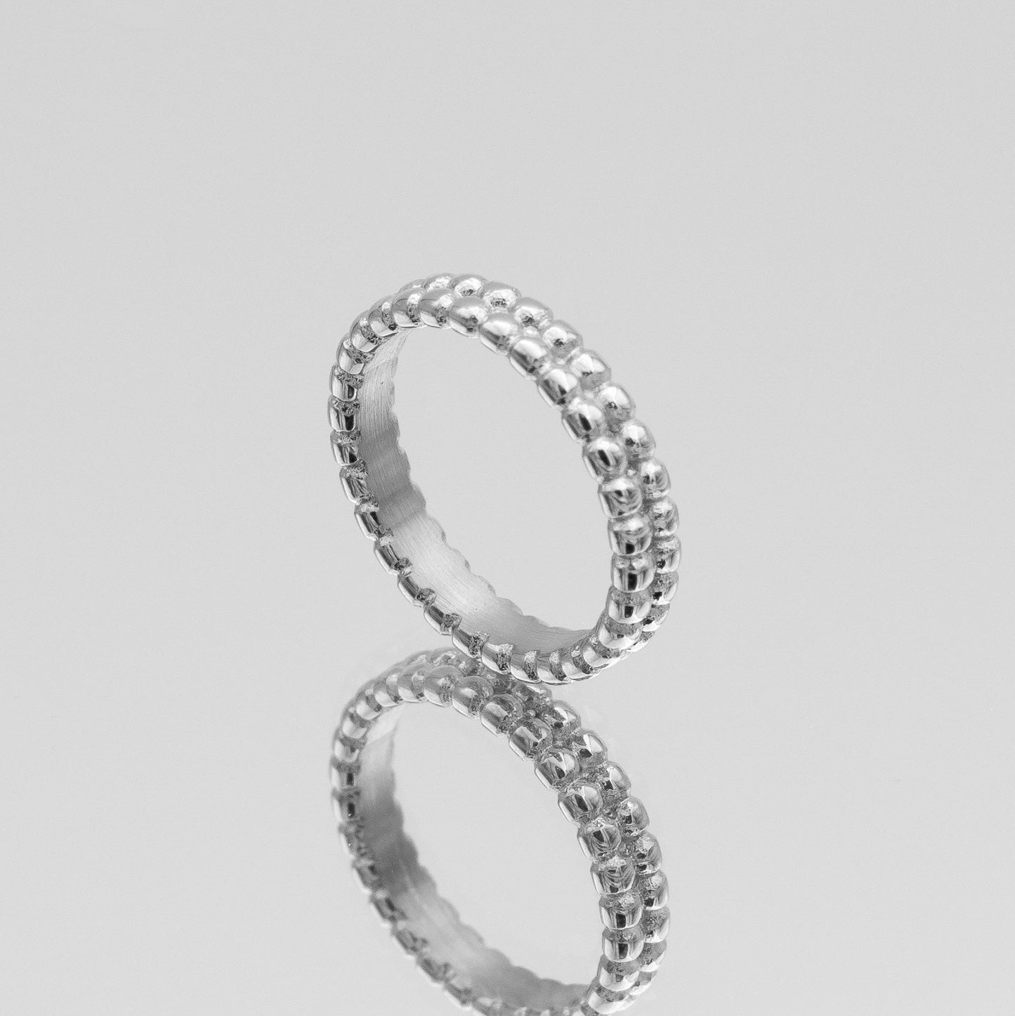 Aiza Beaded Band Ring - Image 9 - ISMI JEWELS