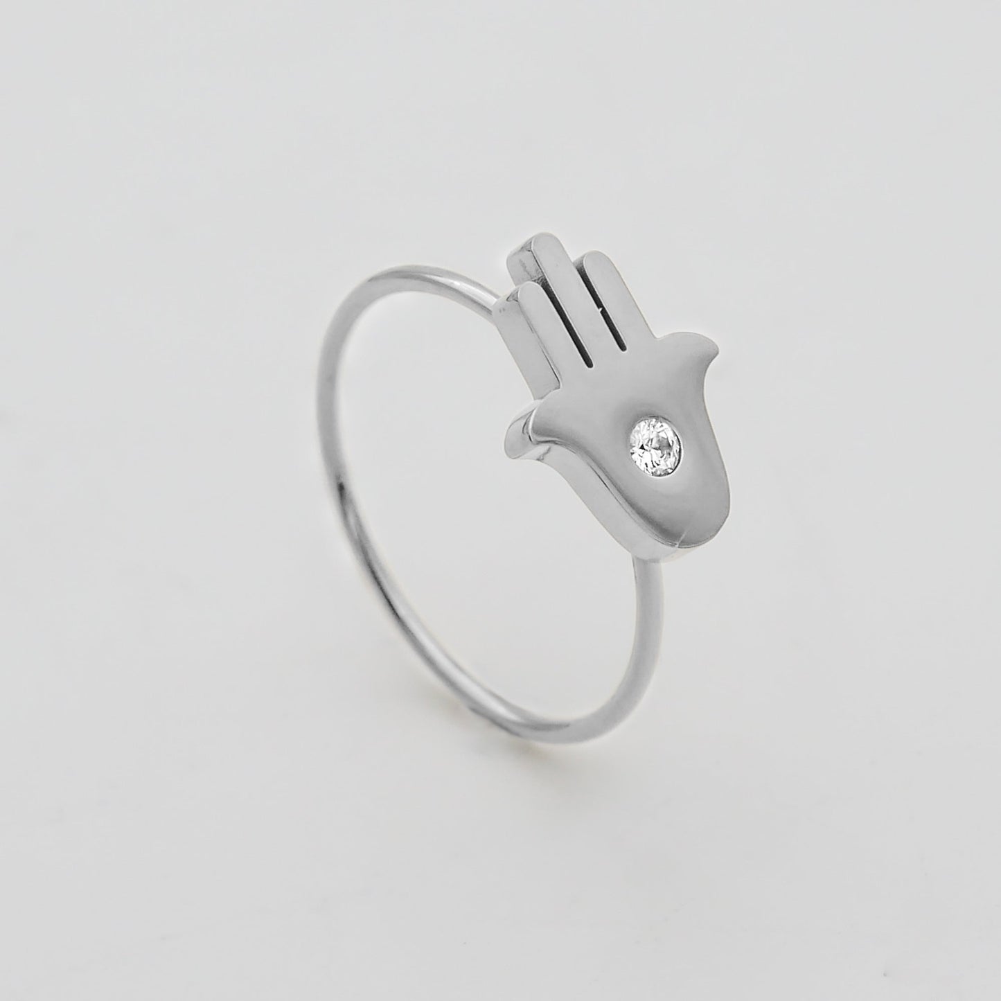 Amalie Hand of Hamsa Ring - Image 3 - ISMI JEWELS