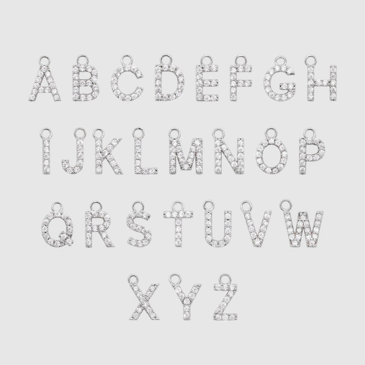 Pave Letter (O-Ring) - Bundle Item - Image 2 - ISMI JEWELS