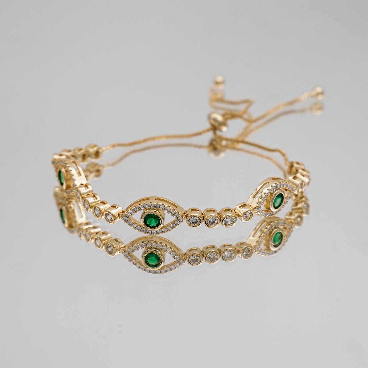 Lila Horus Eye Bracelet | Gold