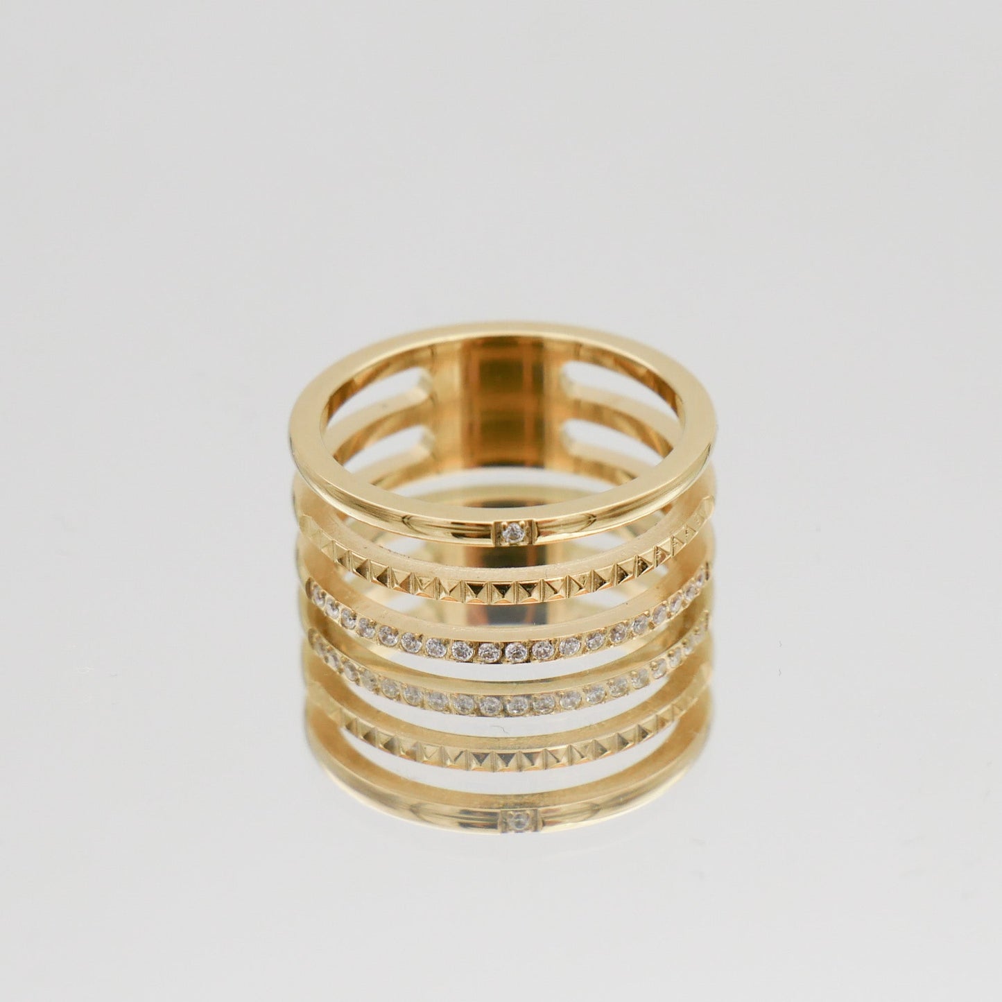 Liliana Layered Ring - Image 4 - ISMI JEWELS
