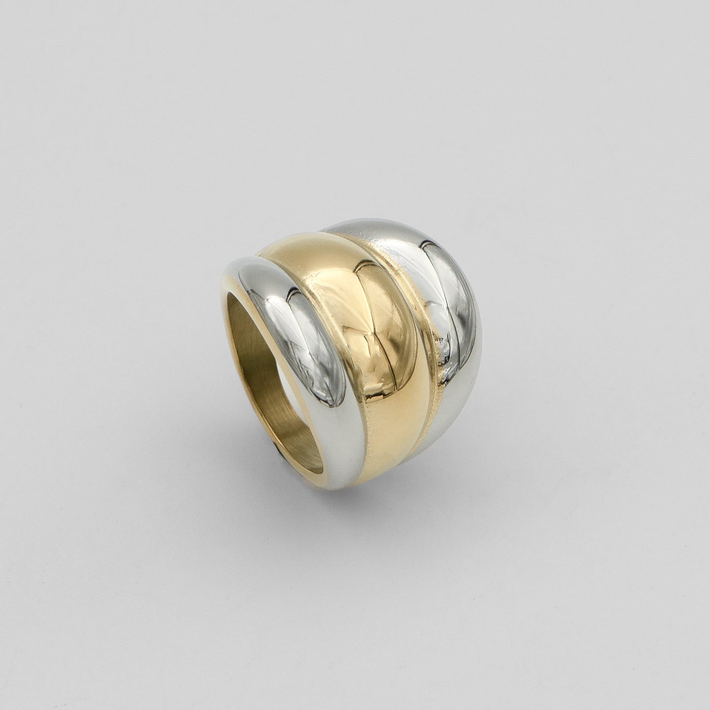 Maeve Chunky Triple Band Ring - Image 12 - ISMI JEWELS