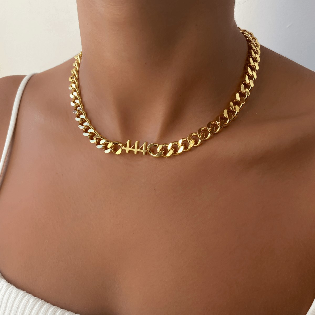 Angel Number Choker Necklace - ISMI JEWELS