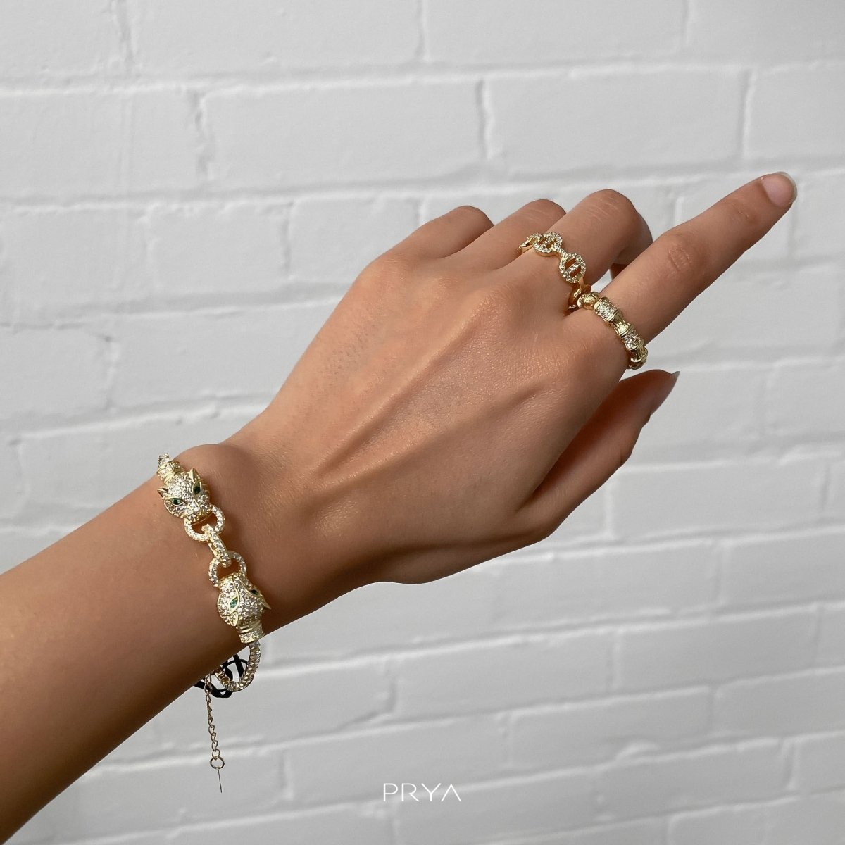 Ava bamboo CZ Ring - ISMI JEWELS