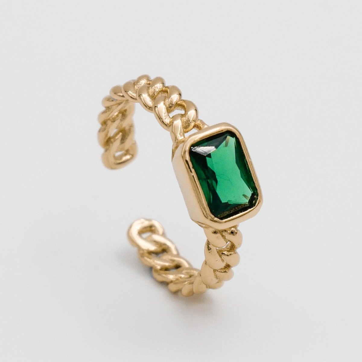 Callie Cuban Adjustable Ring - ISMI JEWELS
