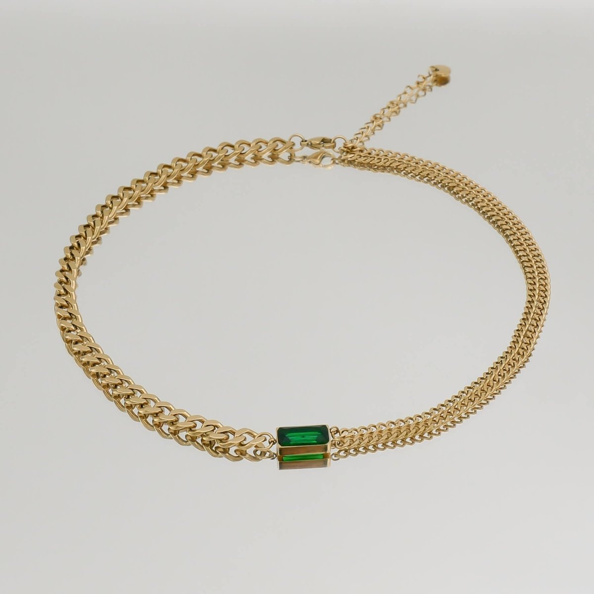 Callie Cuban Contrast Necklace - ISMI JEWELS