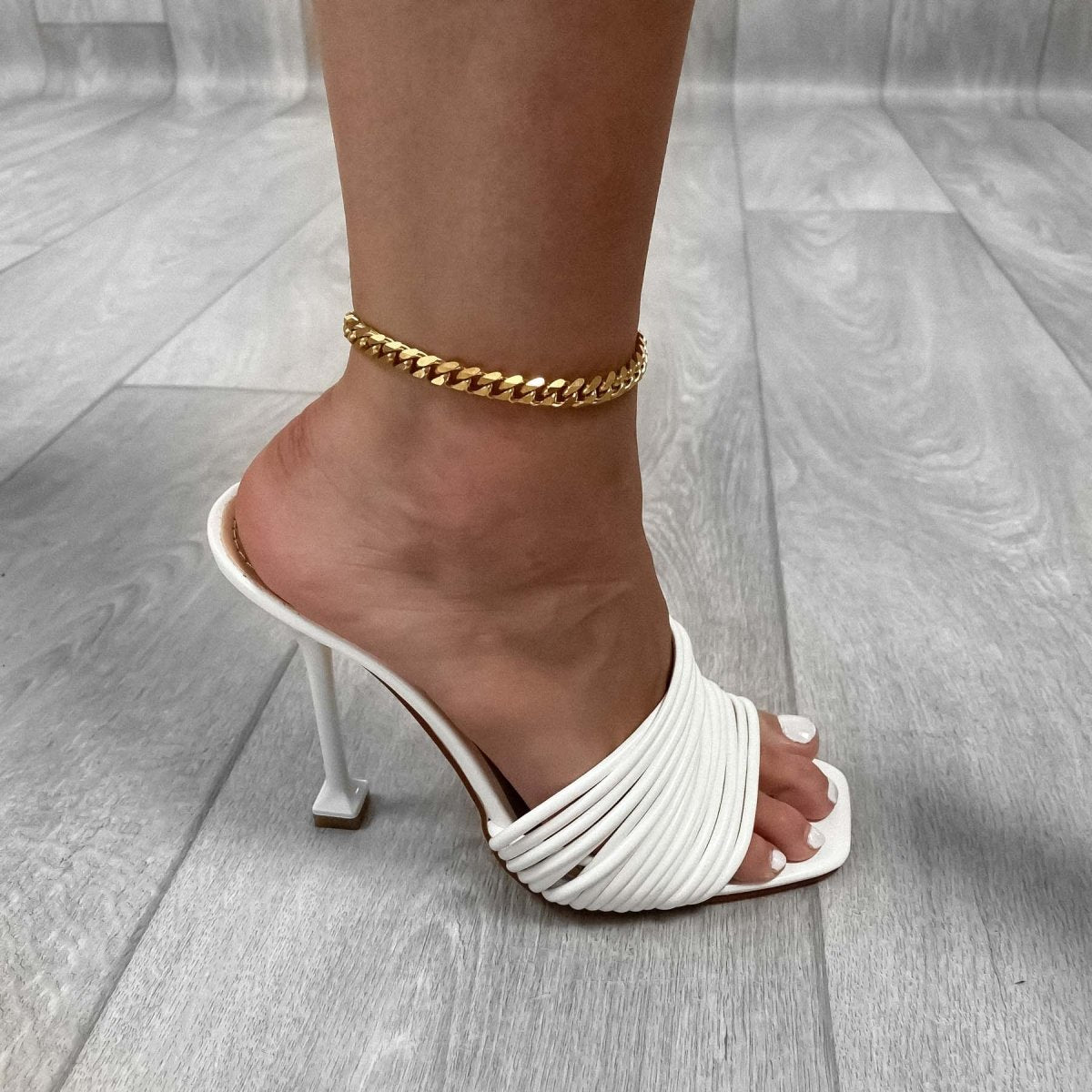 Classic Cuban Anklet Gold - ISMI JEWELS