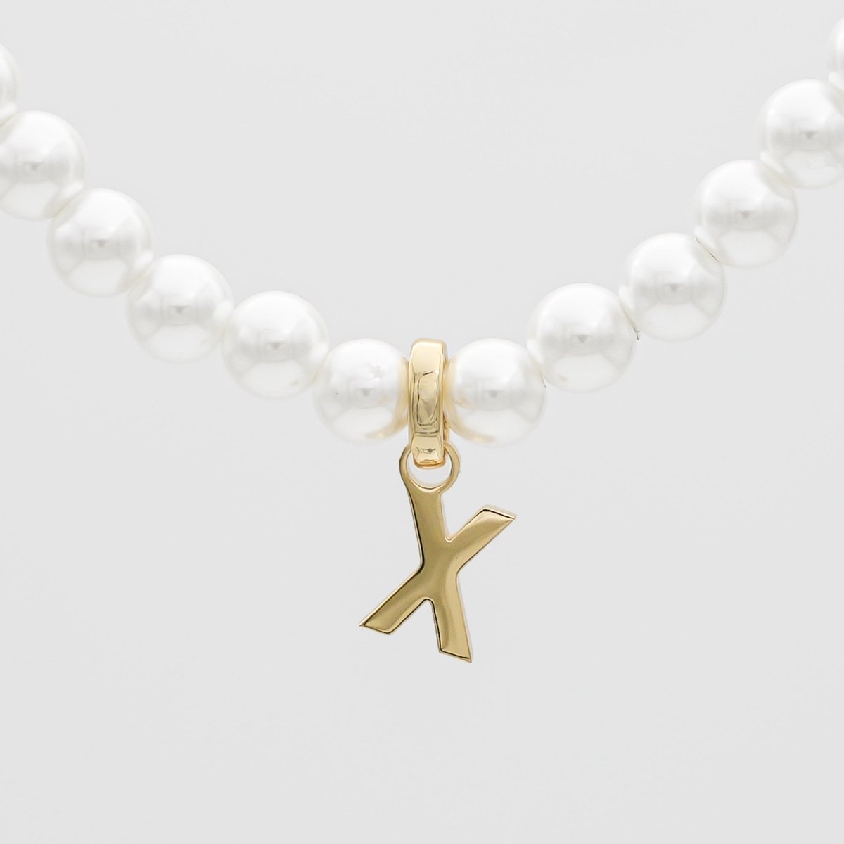Classic Pearl Initial Bracelet - ISMI JEWELS
