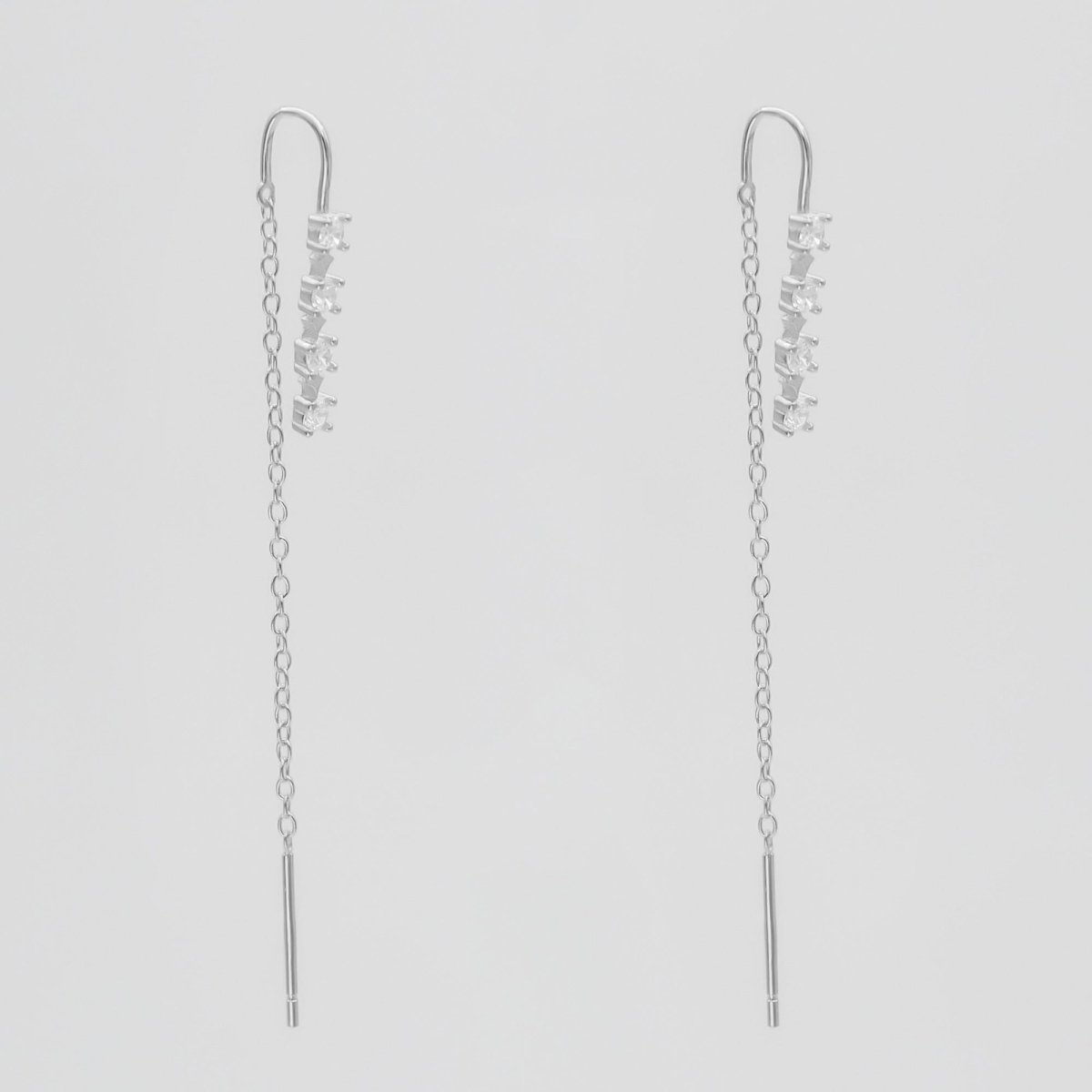 CZ Drop earrings - ISMI JEWELS