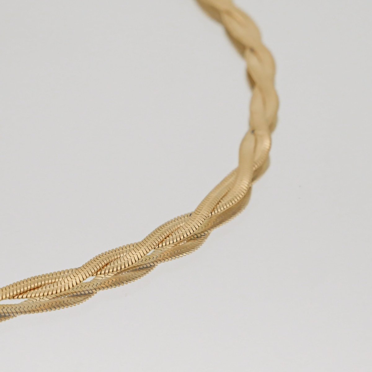 Double Herringbone Necklace - ISMI JEWELS