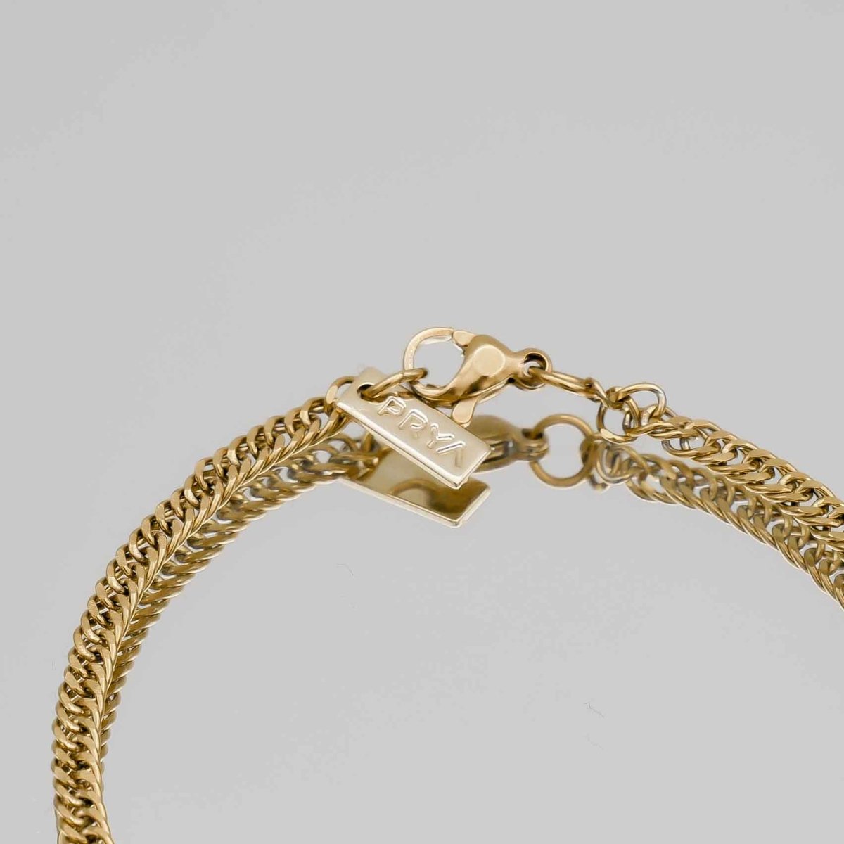 Double Link Curb Chain Bracelet - ISMI JEWELS