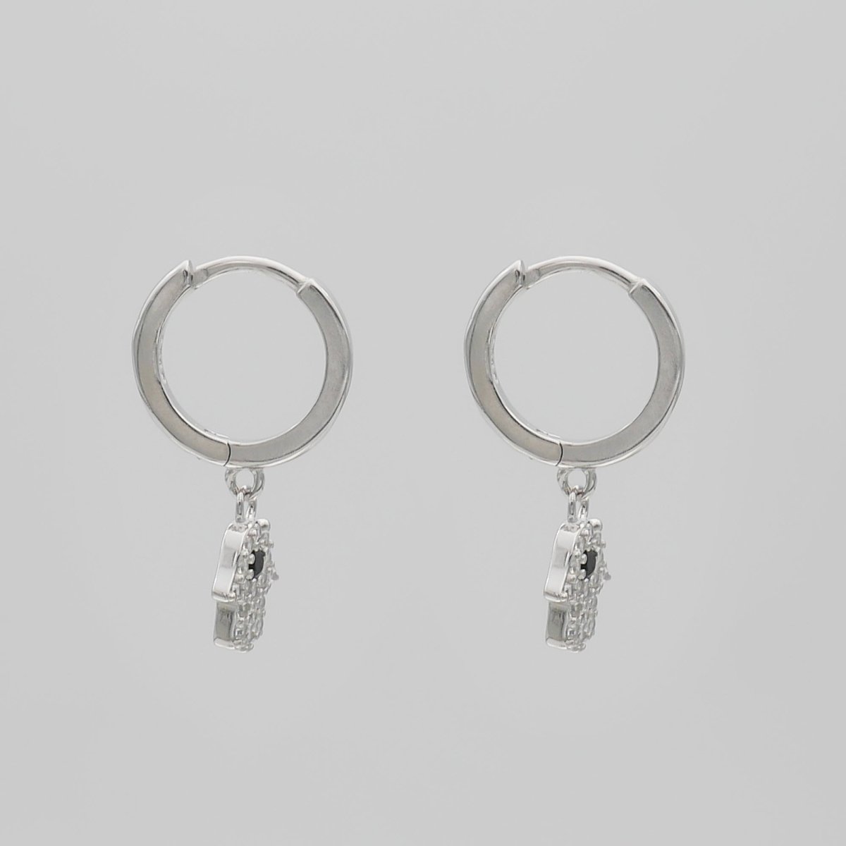 Hand of Hamsa Huggie Earrings - ISMI JEWELS