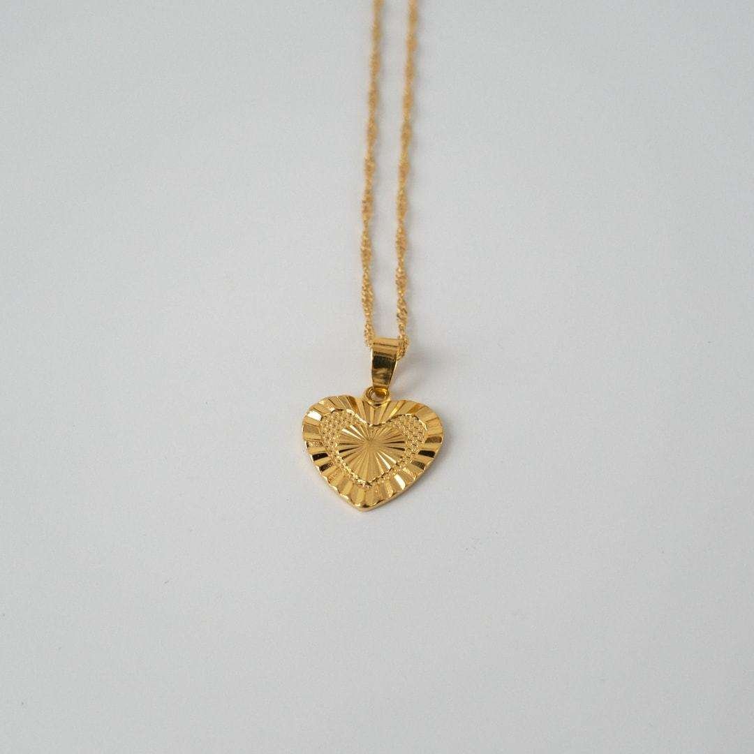 Heart Pendant Necklace - ISMI JEWELS