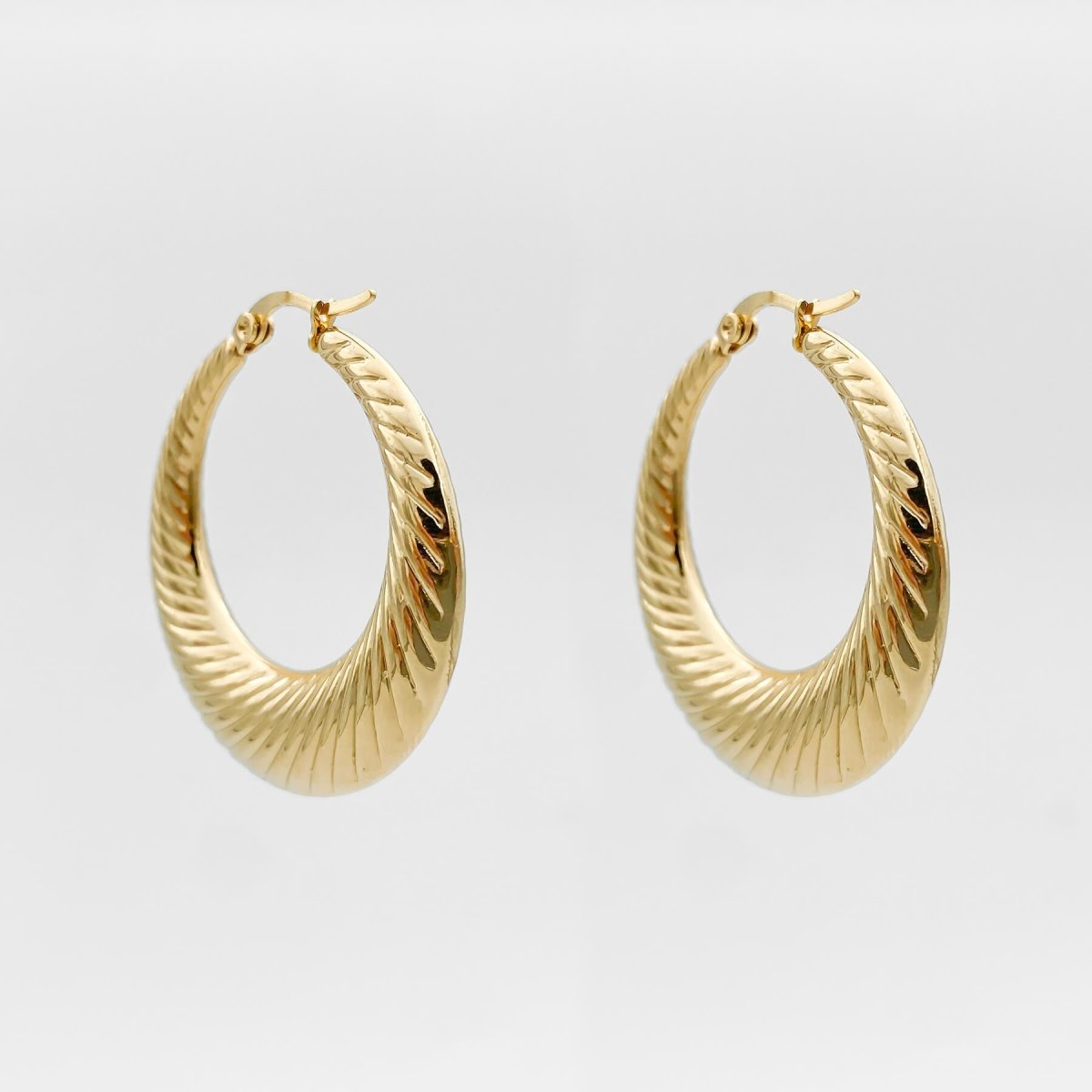 Julia Gold Filled Hoops - ISMI JEWELS