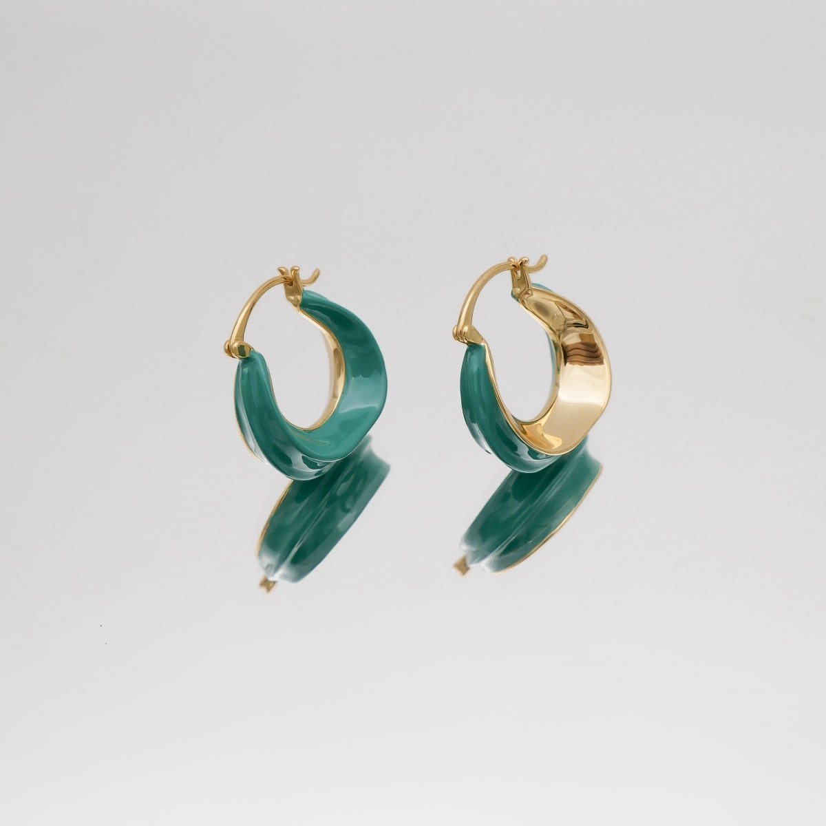 Katia Earrings Emerald - ISMI JEWELS