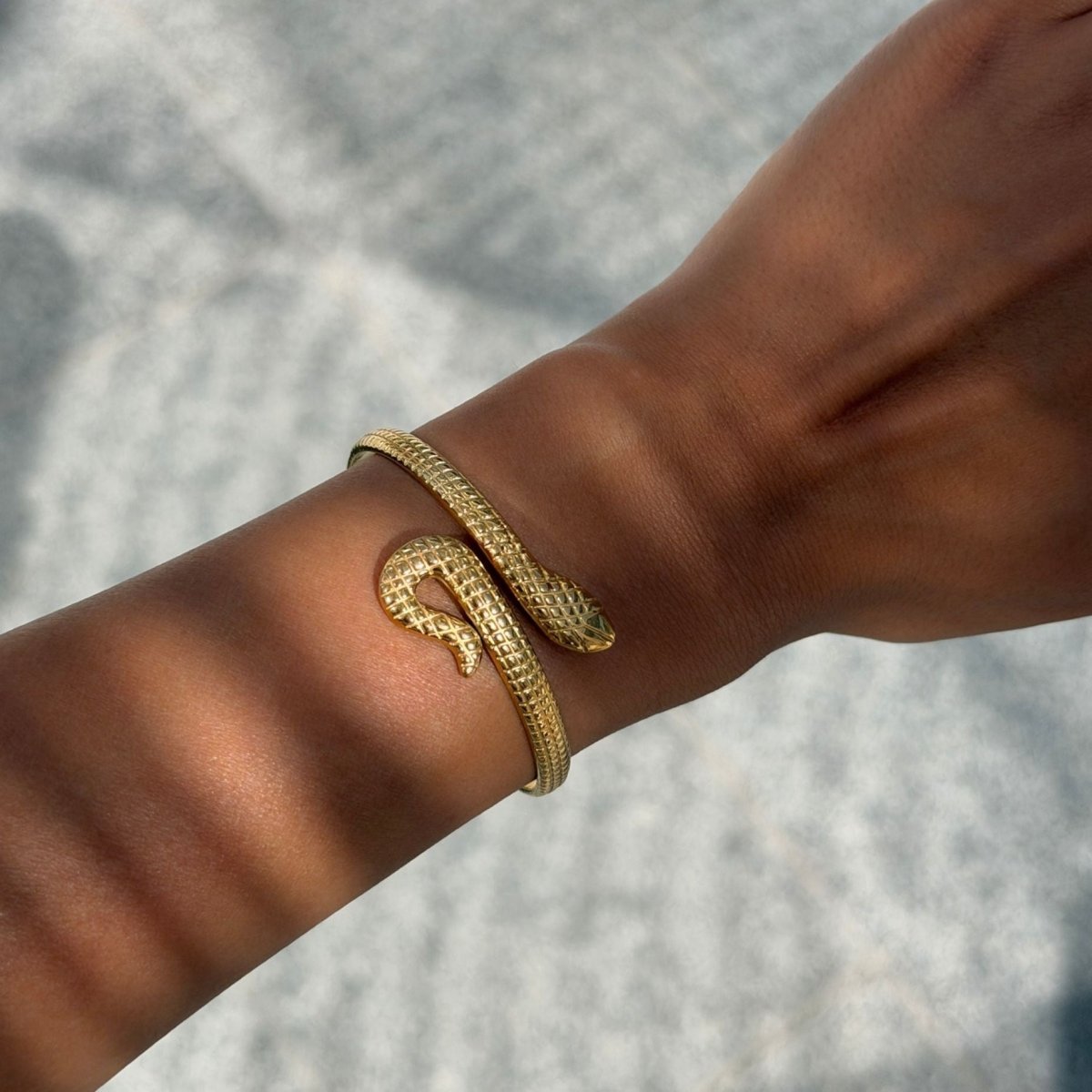 Lina Snake Bangle - ISMI JEWELS