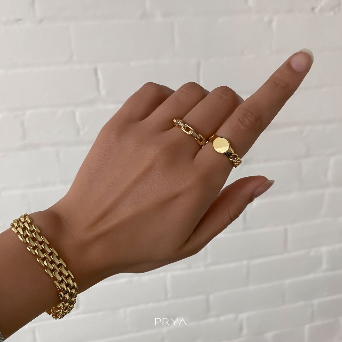 Mia Chain Ring - ISMI JEWELS