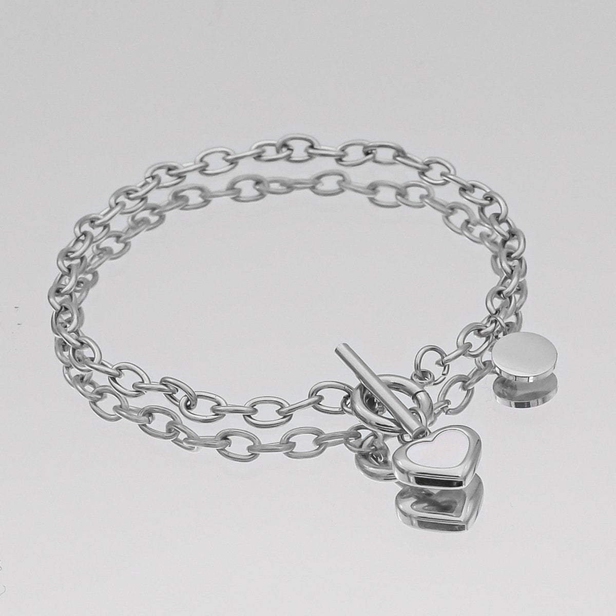 Reign Opal Heart Bracelet - ISMI JEWELS