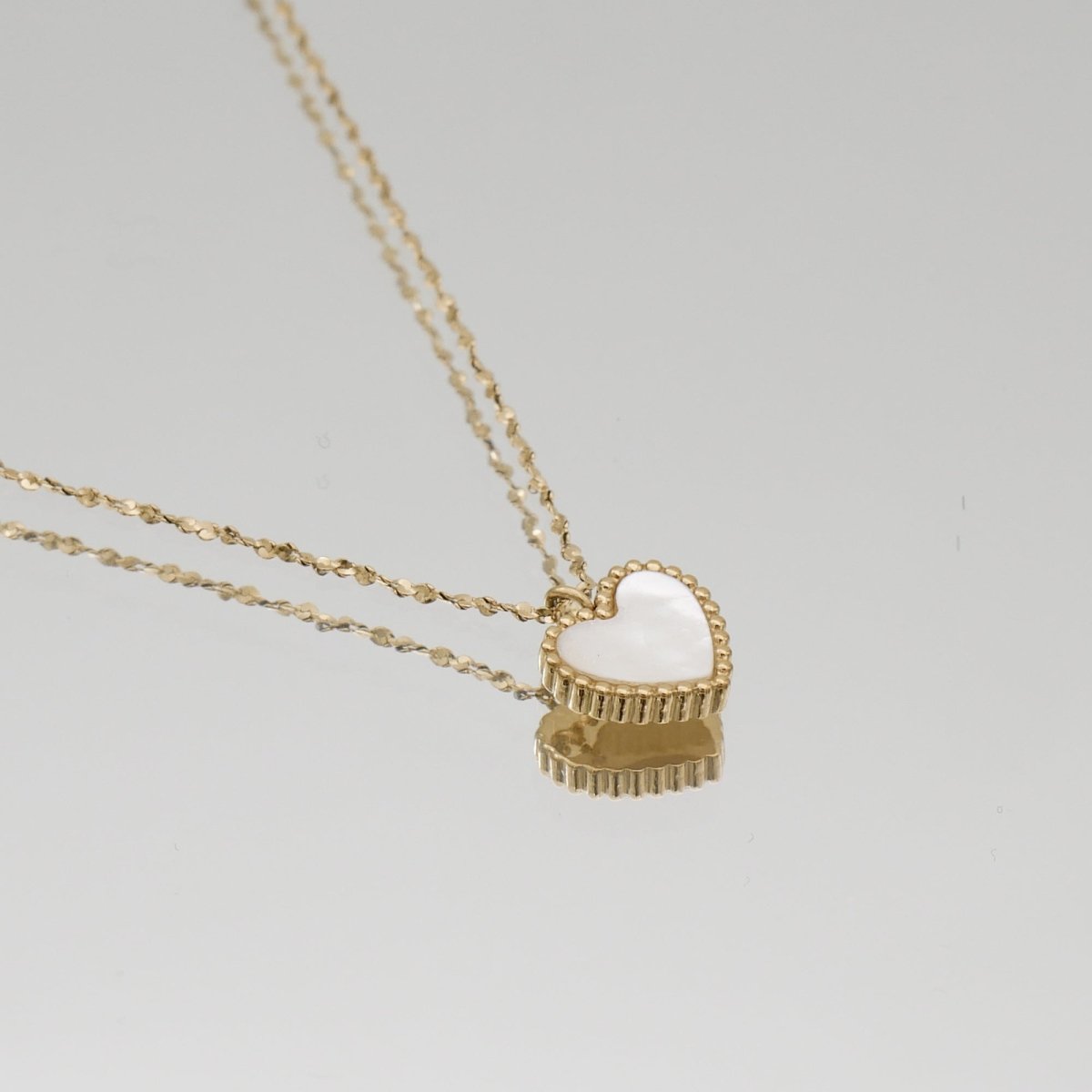 Reign Opal Heart Necklace - ISMI JEWELS