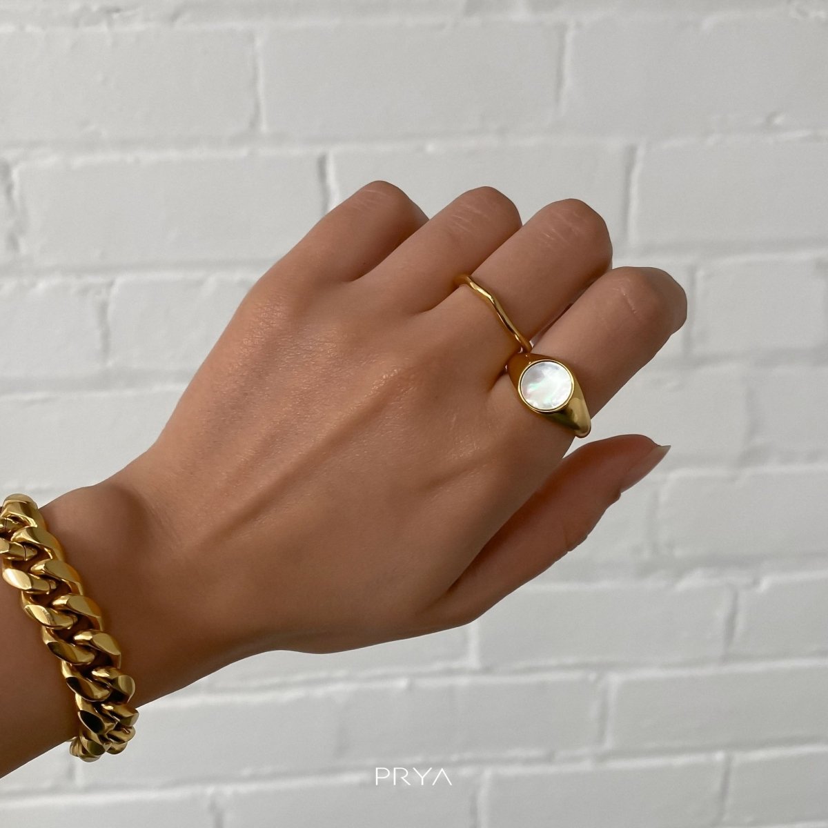 Samaria Opal signet Ring - ISMI JEWELS