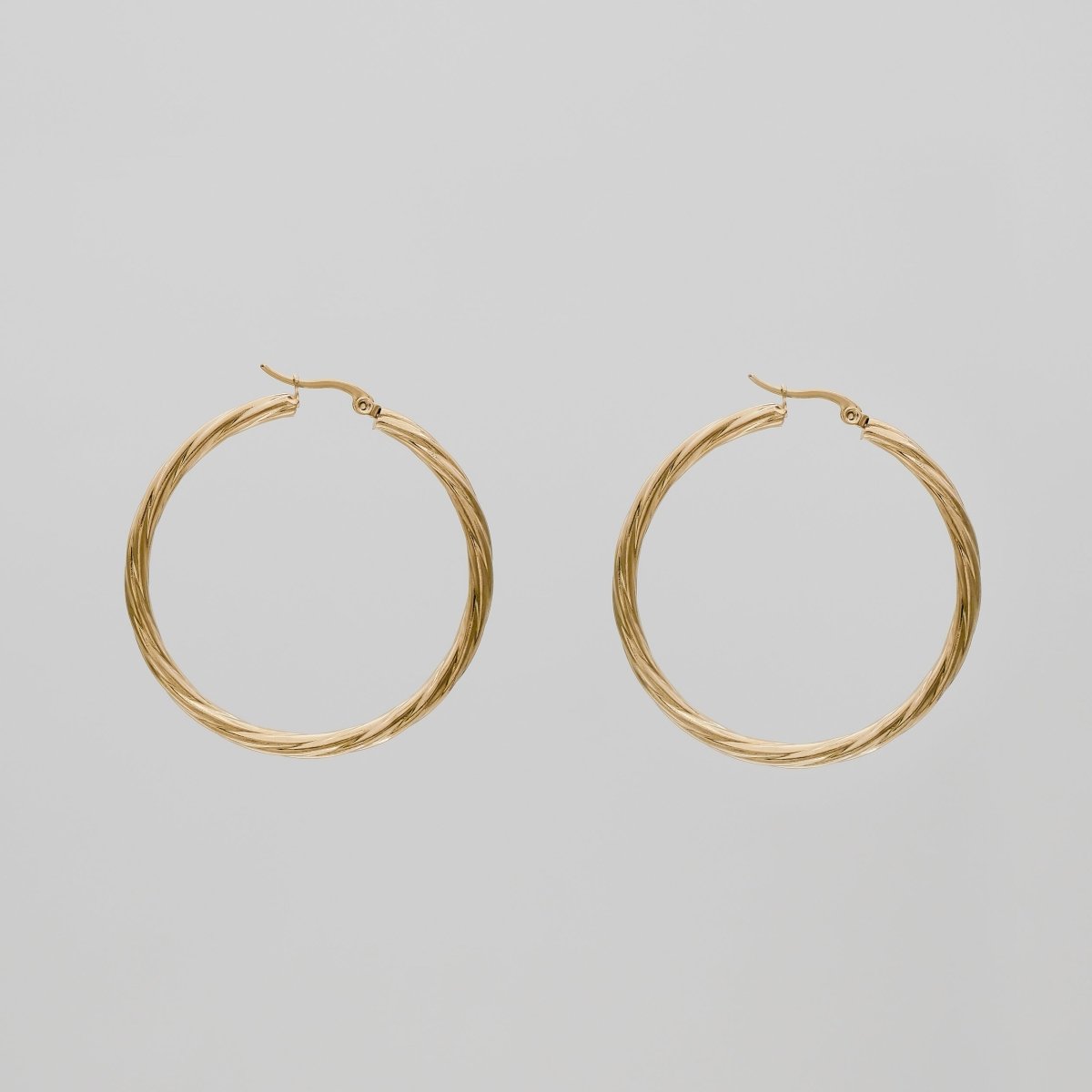 Sara Gold Hoops - ISMI JEWELS