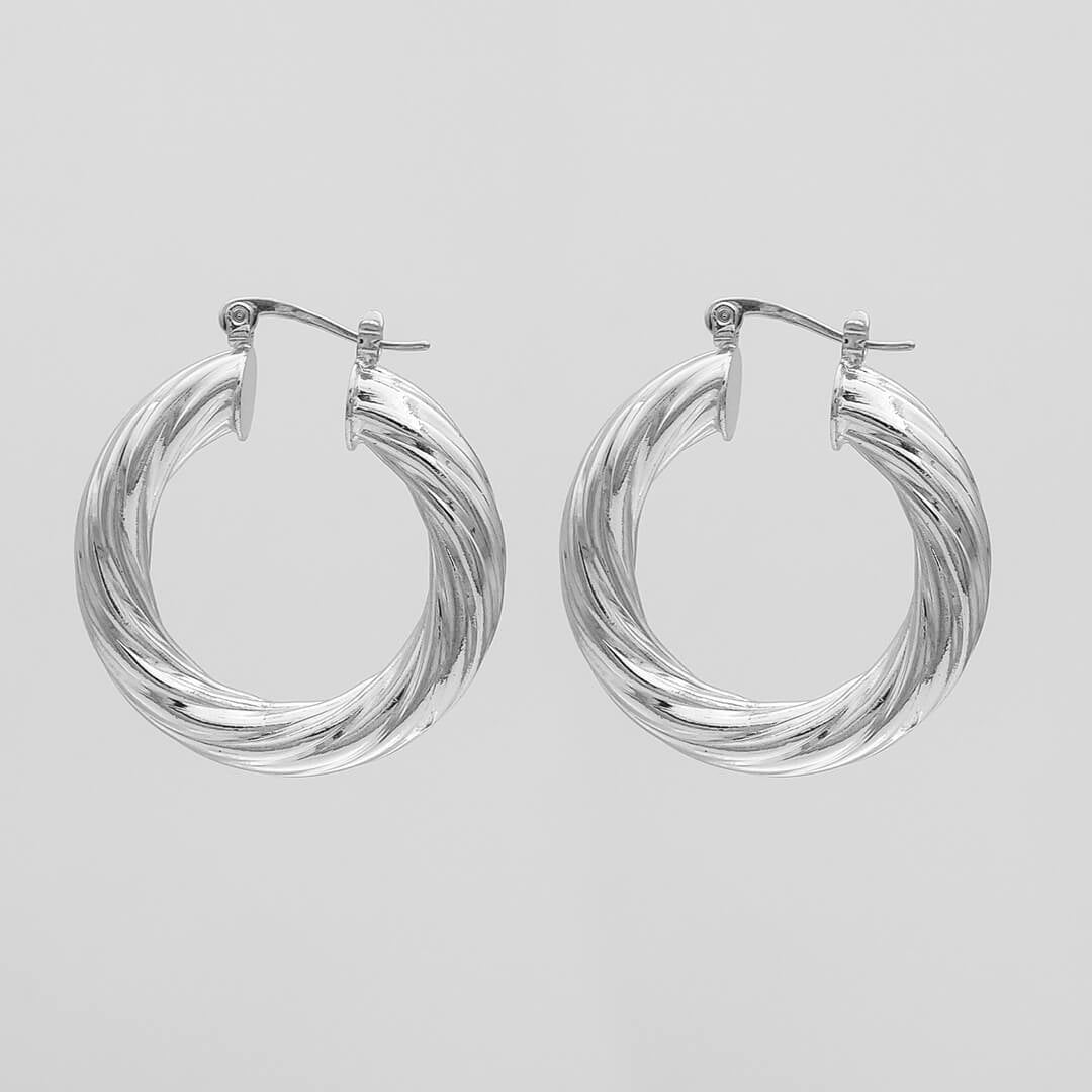 Sara Thick Hoops - ISMI JEWELS