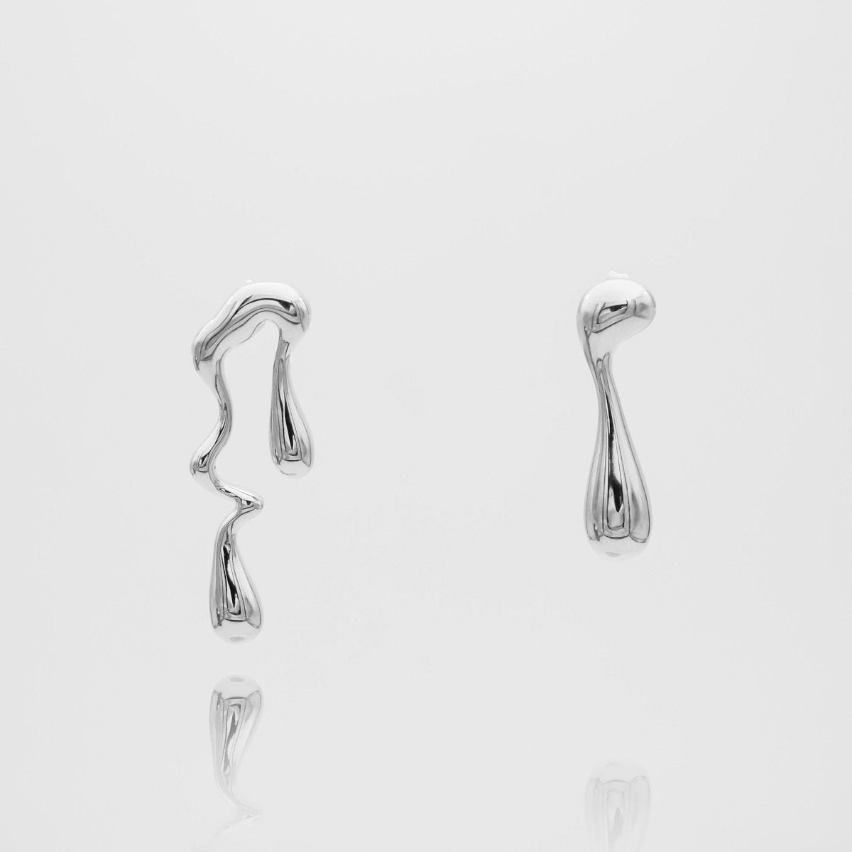Soraya Asymmetric Drop Earrings - ISMI JEWELS