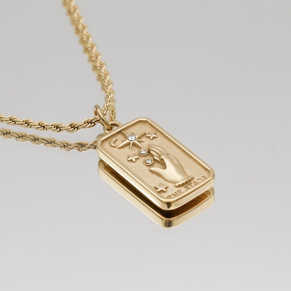 The Stars Tarot Card Necklace - ISMI JEWELS