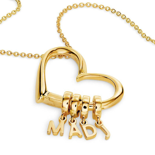 Custom Heart with Dangling Charms