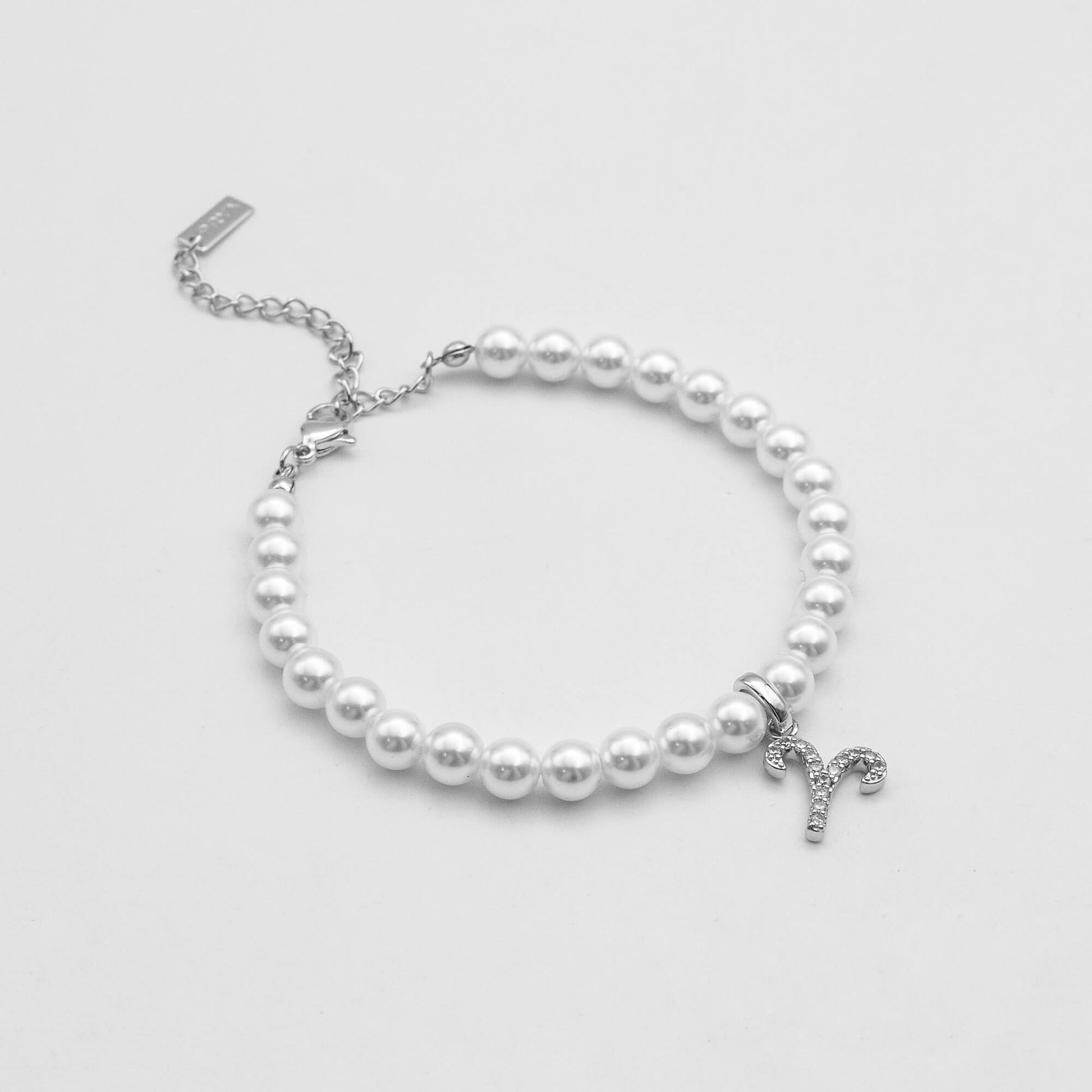 Pave Pearl Zodiac Anklet - Image 15 - ISMI JEWELS