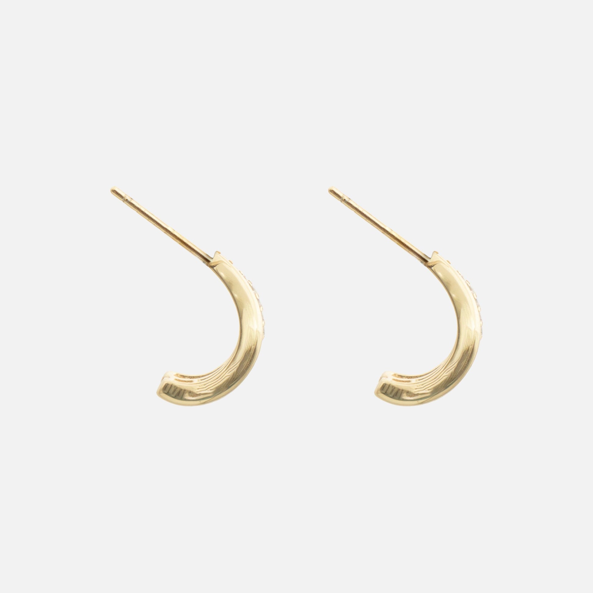 Aurea Double Hoop Earrings - Image 4 - ISMI JEWELS