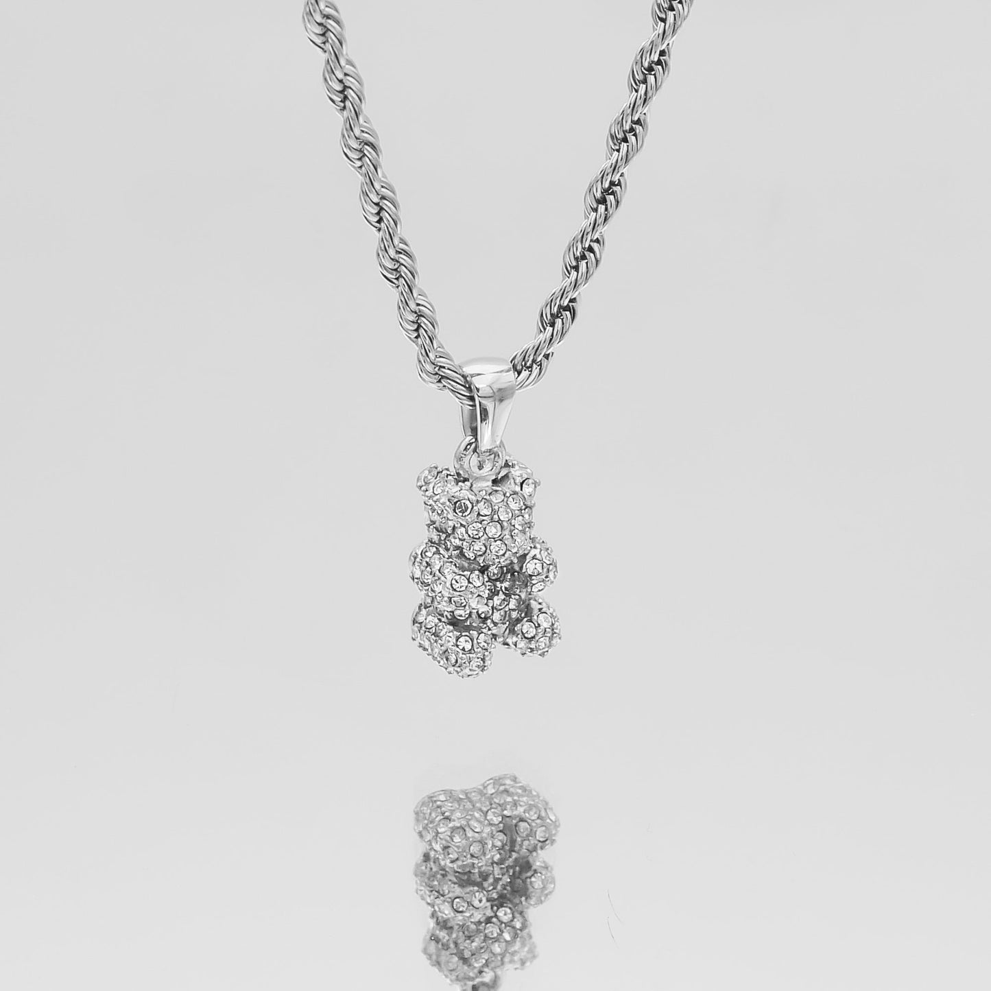 Beau Bear Pave Necklace - Image 5 - ISMI JEWELS