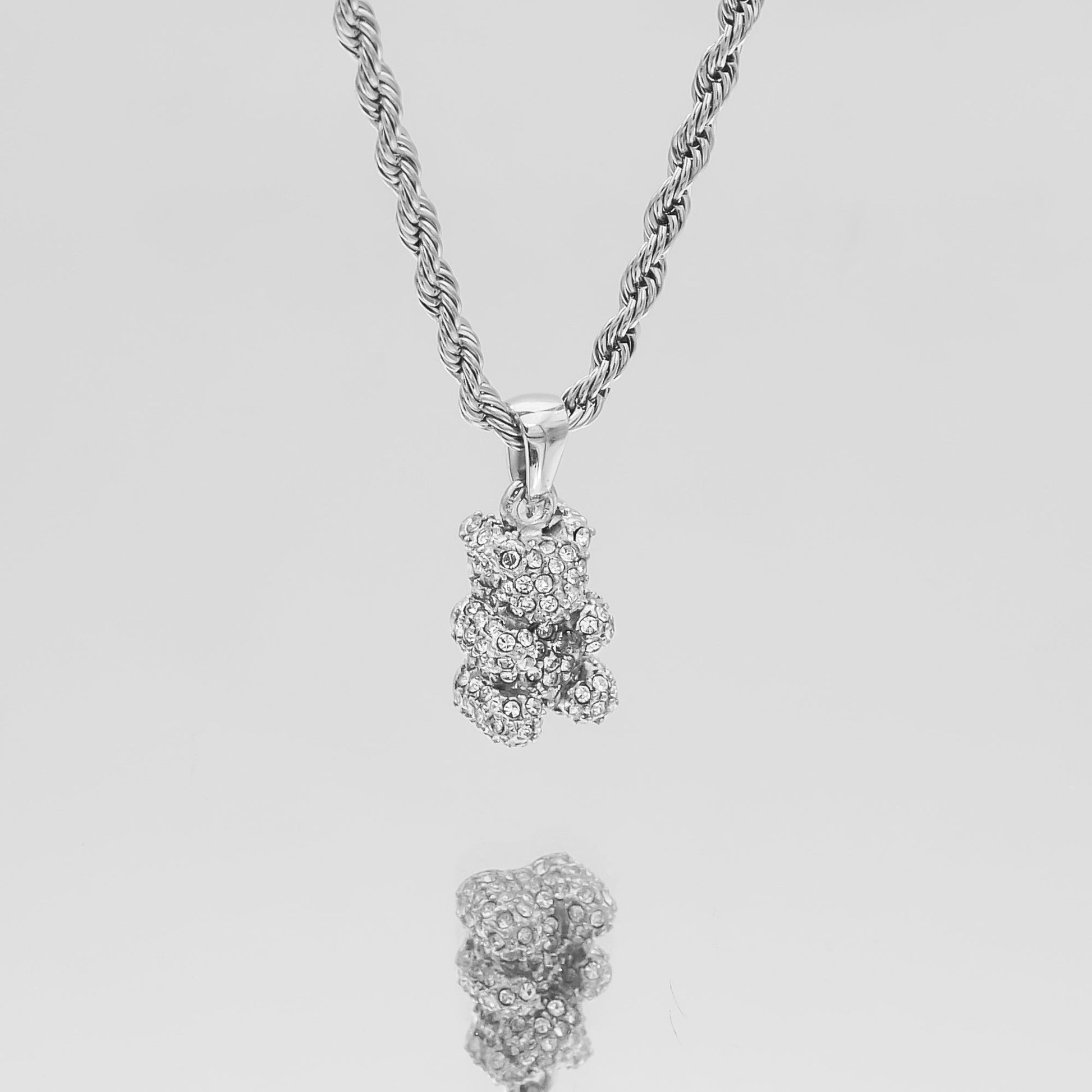 Beau Bear Pave Necklace - Image 5 - ISMI JEWELS