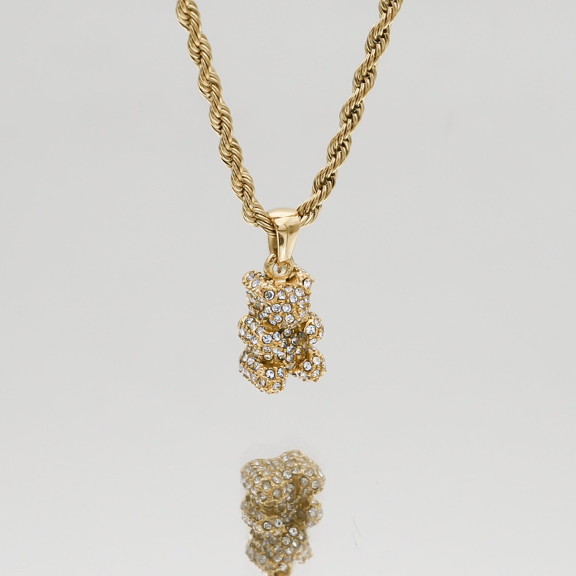 Beau Bear Pave Necklace - Image 6 - ISMI JEWELS