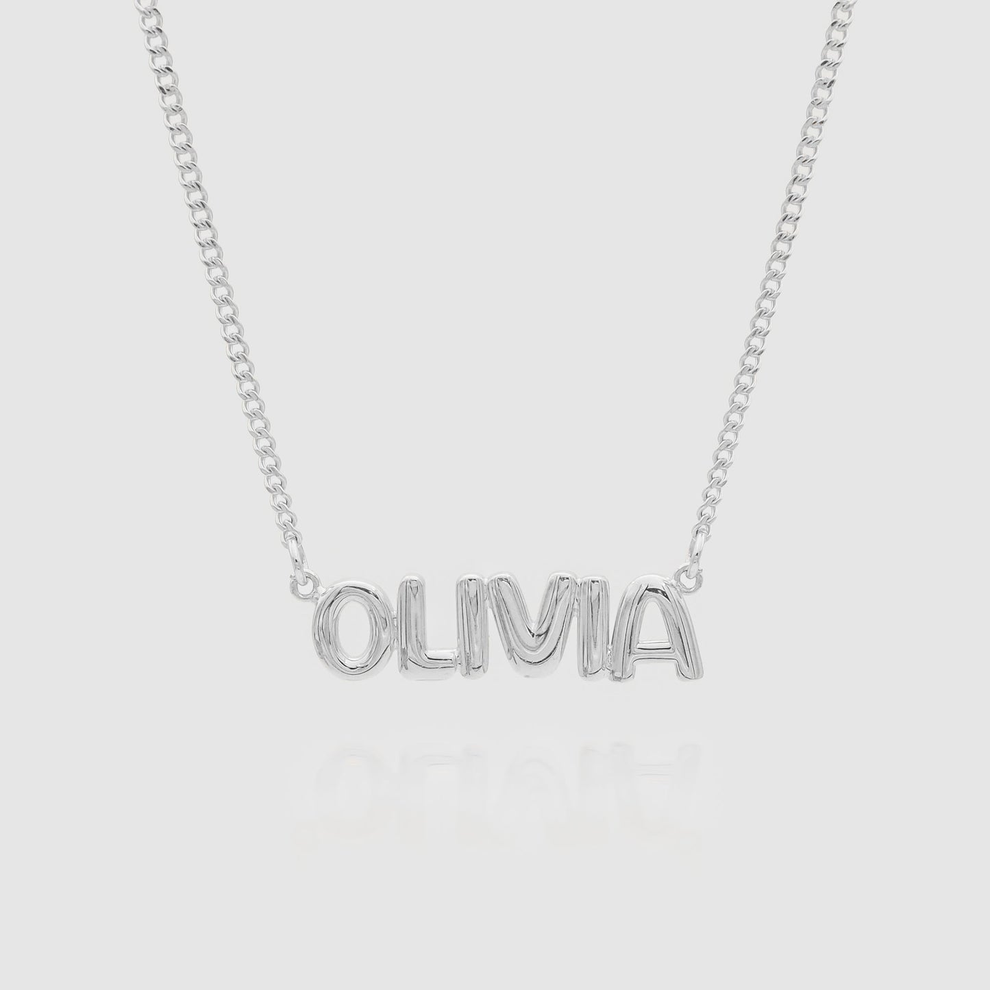 Bubble Custom Name Necklace - Image 6 - ISMI JEWELS