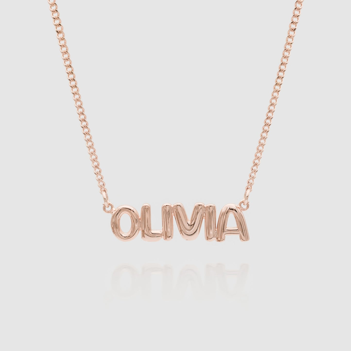 Bubble Custom Name Necklace - Image 7 - ISMI JEWELS