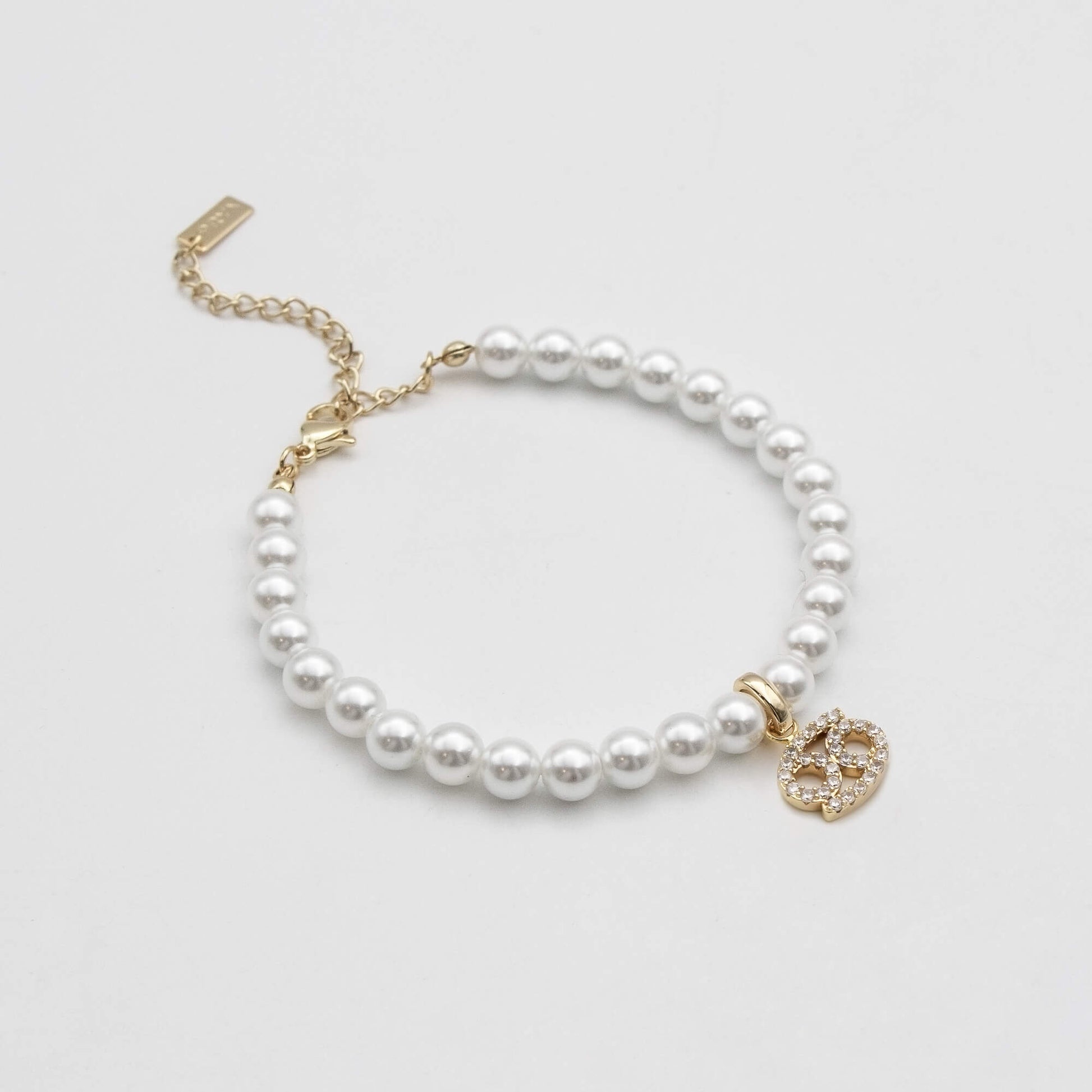 Pave Pearl Zodiac Anklet - Image 6 - ISMI JEWELS