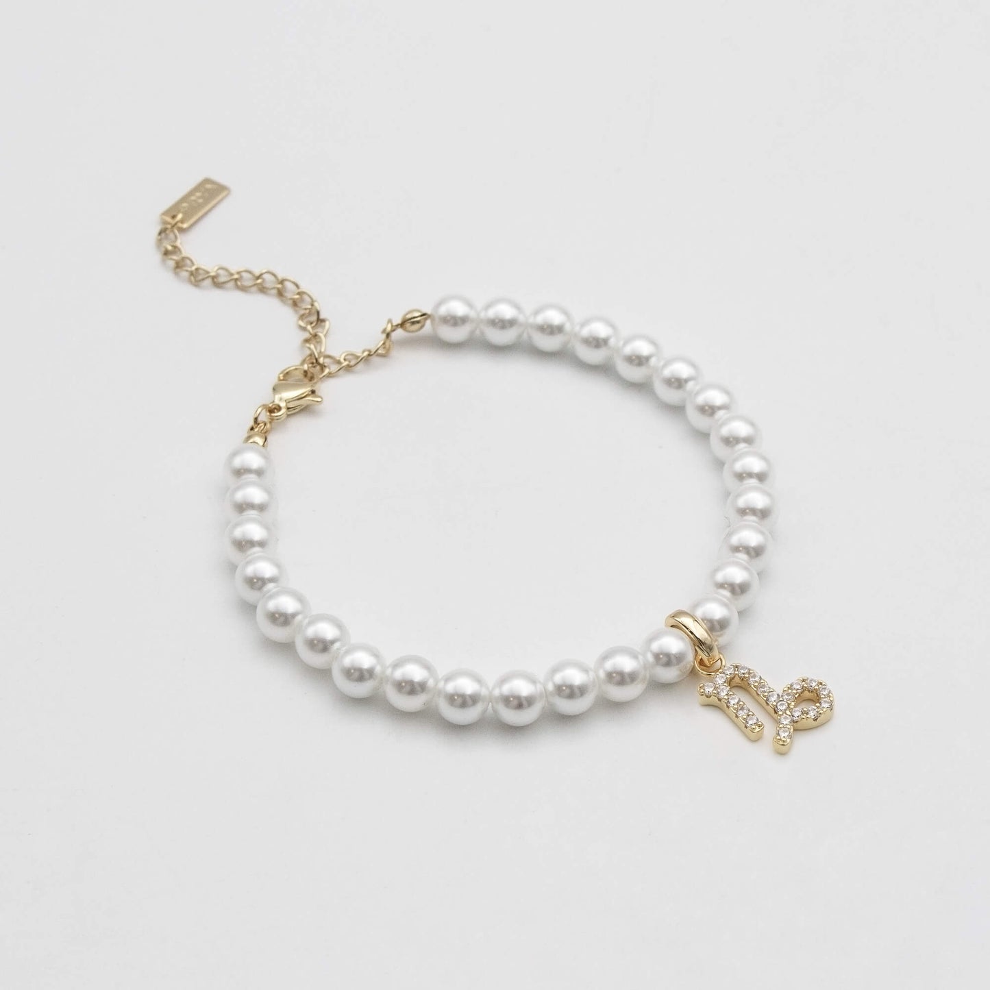Pave Pearl Zodiac Anklet - Image 12 - ISMI JEWELS