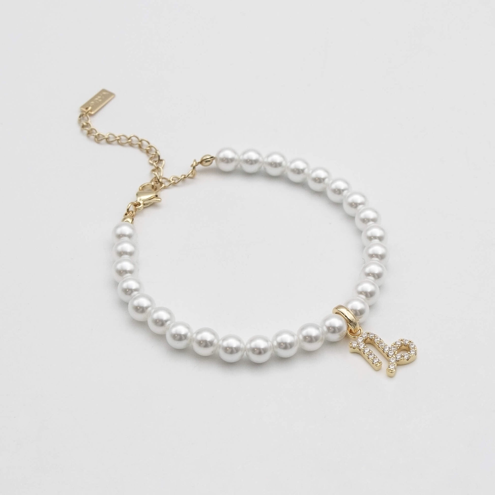 Pave Pearl Zodiac Anklet - Image 12 - ISMI JEWELS