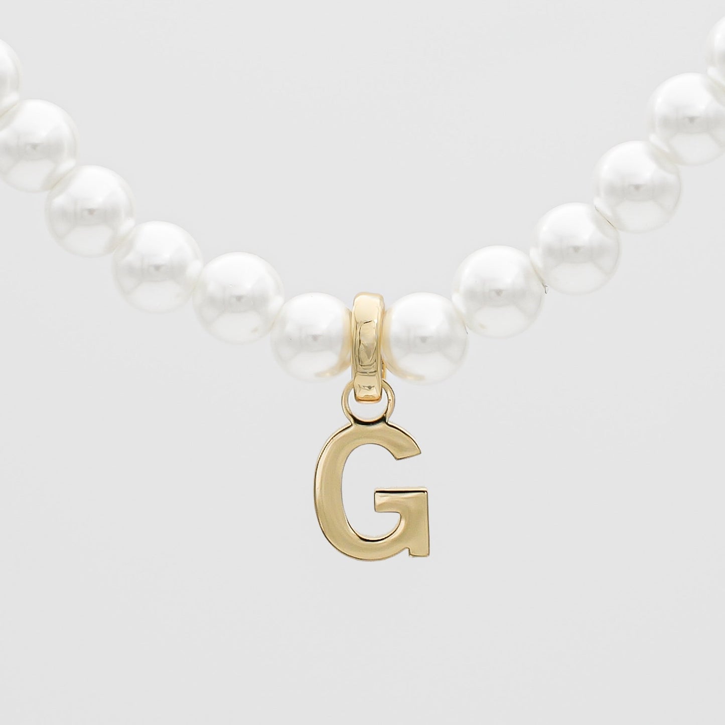 Classic Pearl Initial Bracelet