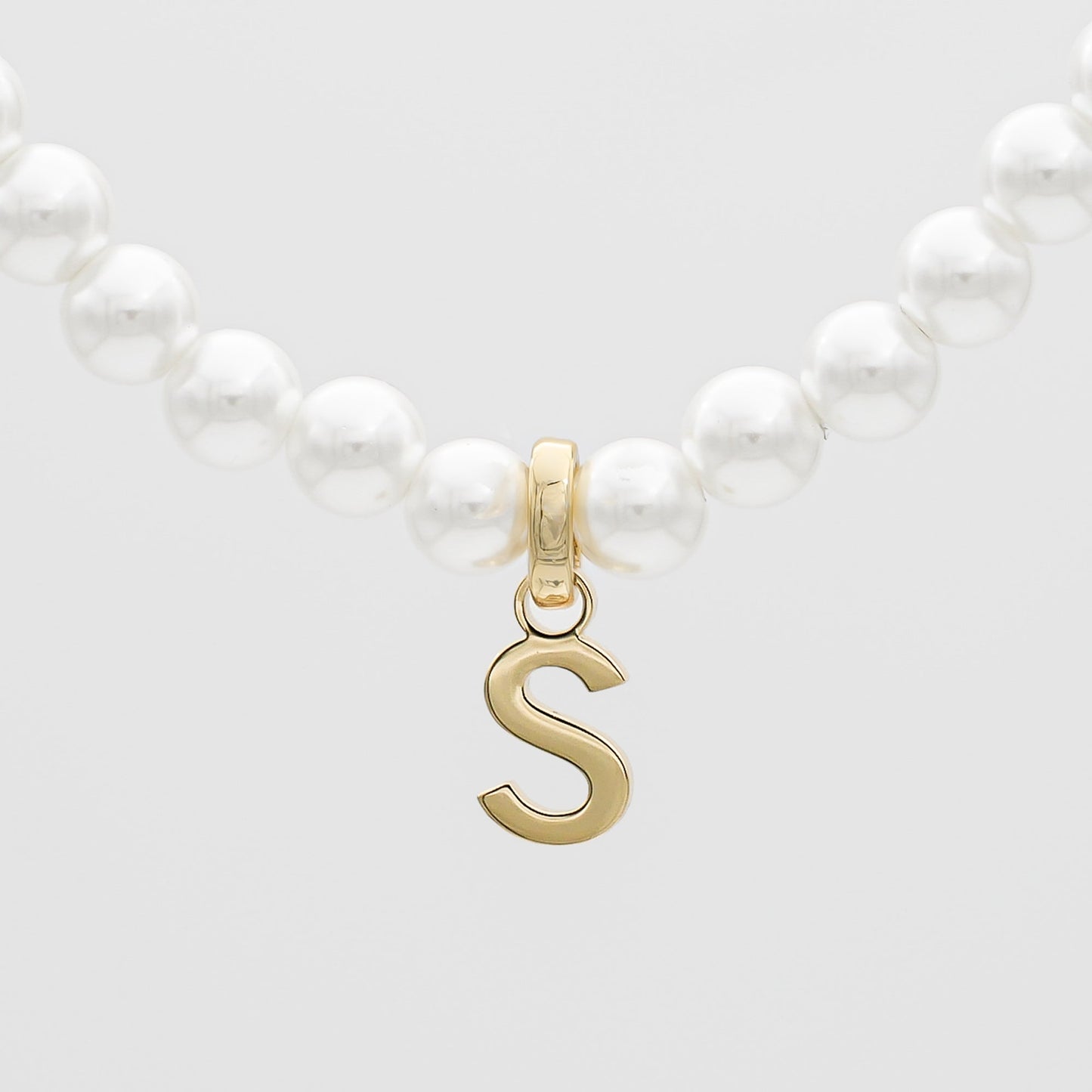 Classic Pearl Initial Bracelet
