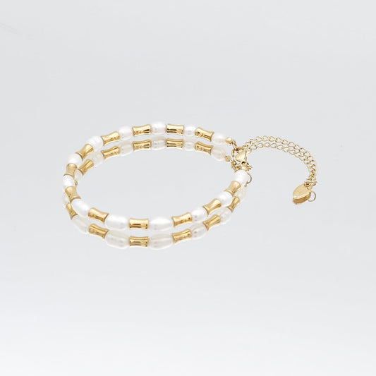 Eden Pearl Bead Bracelet - Image 1 - ISMI JEWELS