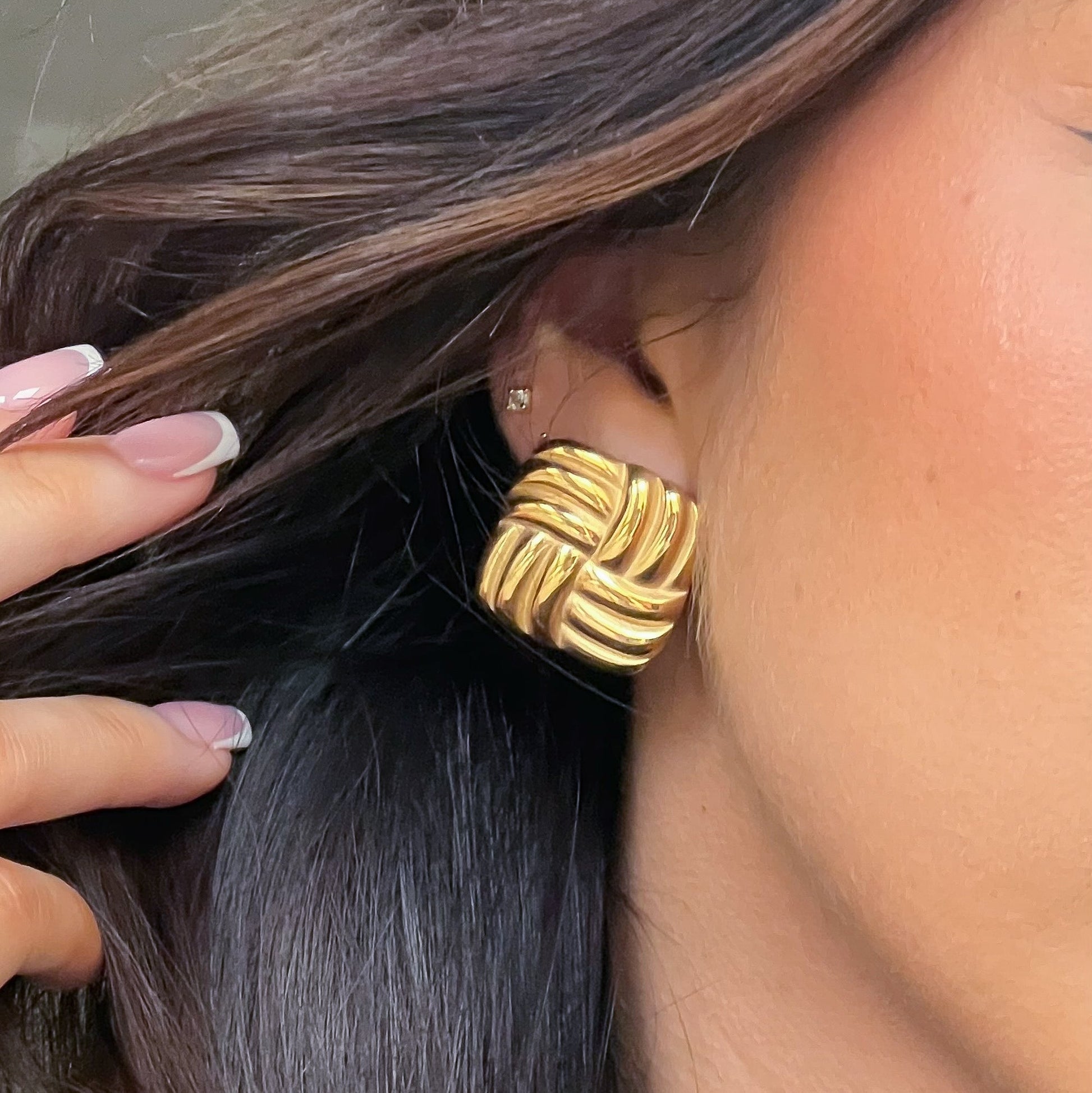 Elina Earrings - Image 3 - ISMI JEWELS