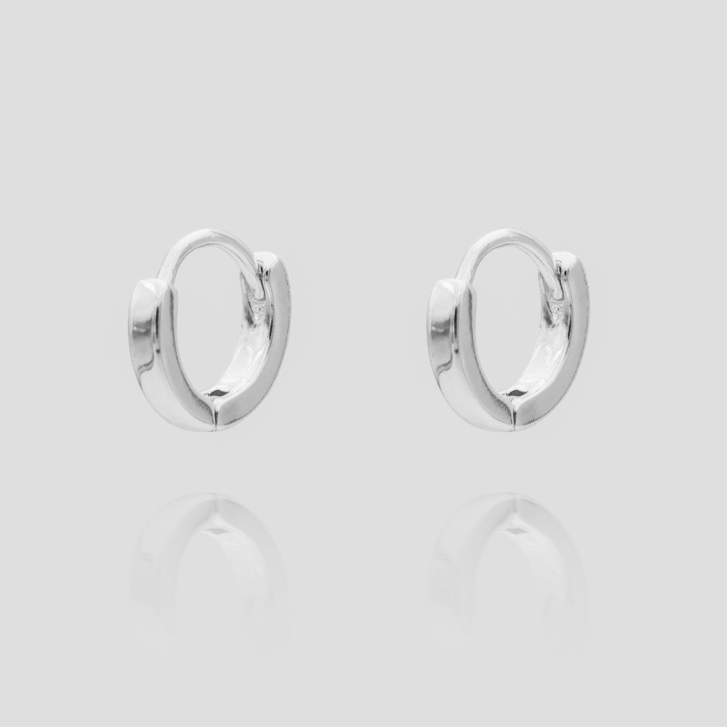 Elle Silver Filled Huggie Earrings - Image 1 - ISMI JEWELS