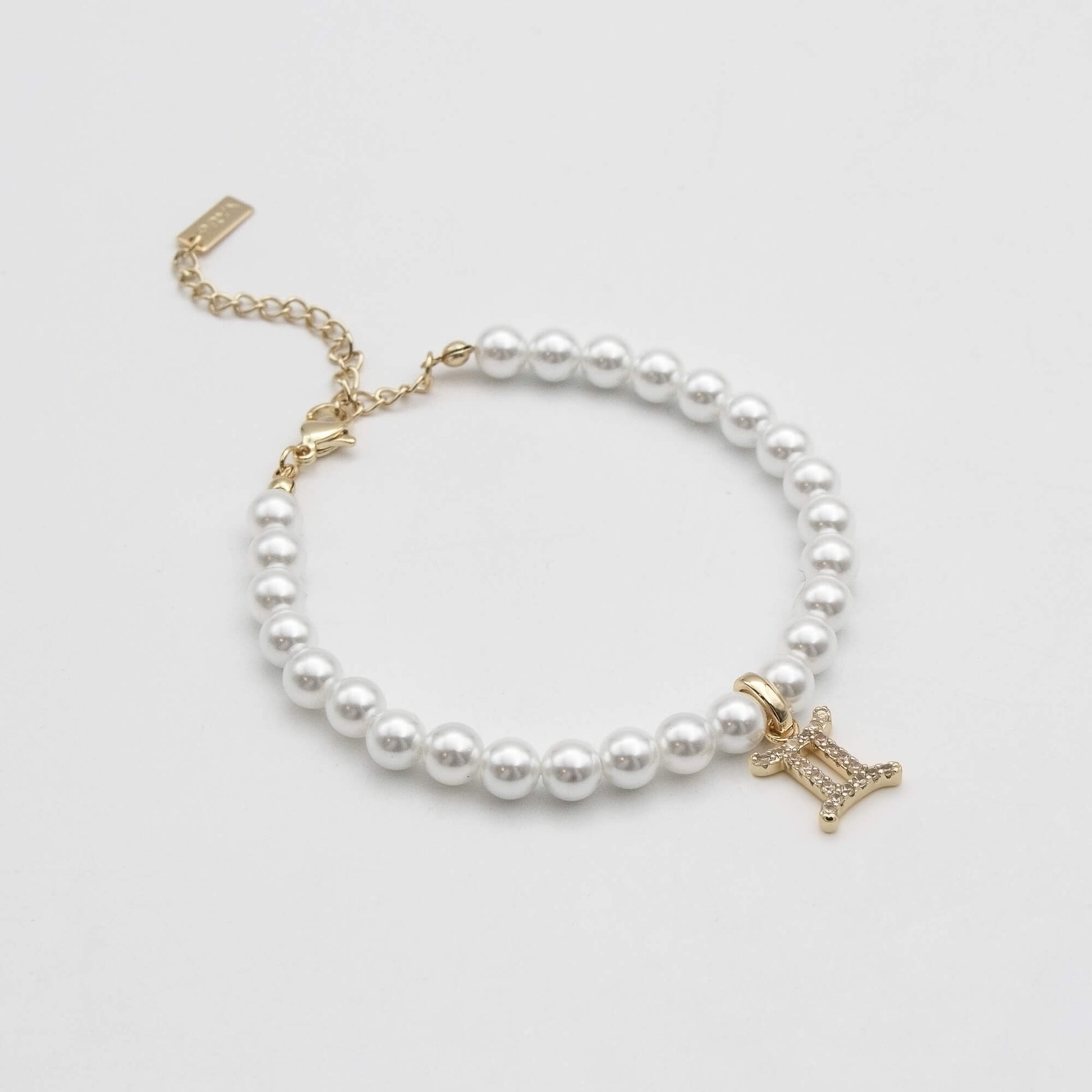 Pave Pearl Zodiac Anklet - Image 5 - ISMI JEWELS