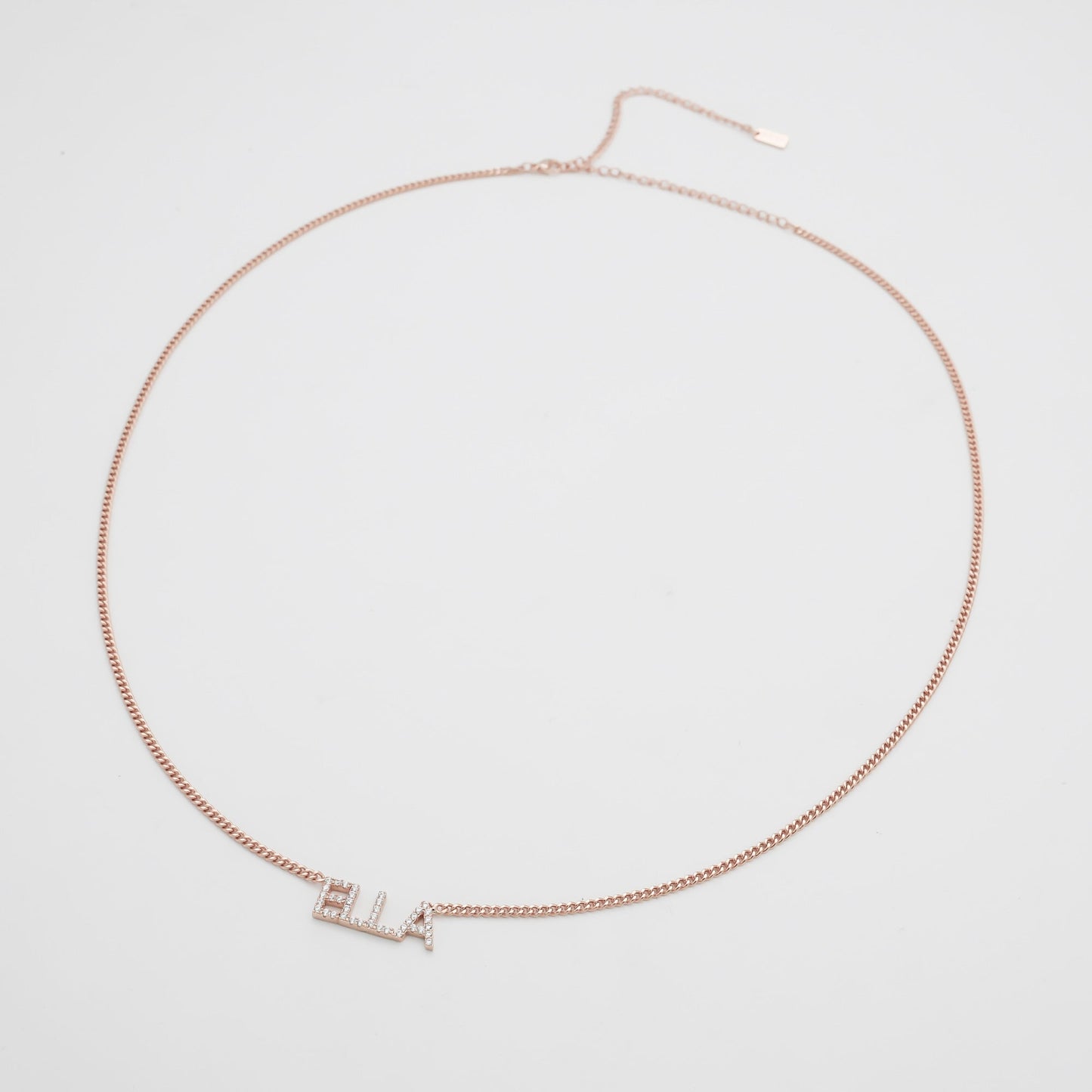 Olympia Pave Name Belly Chain - Image 10 - ISMI JEWELS