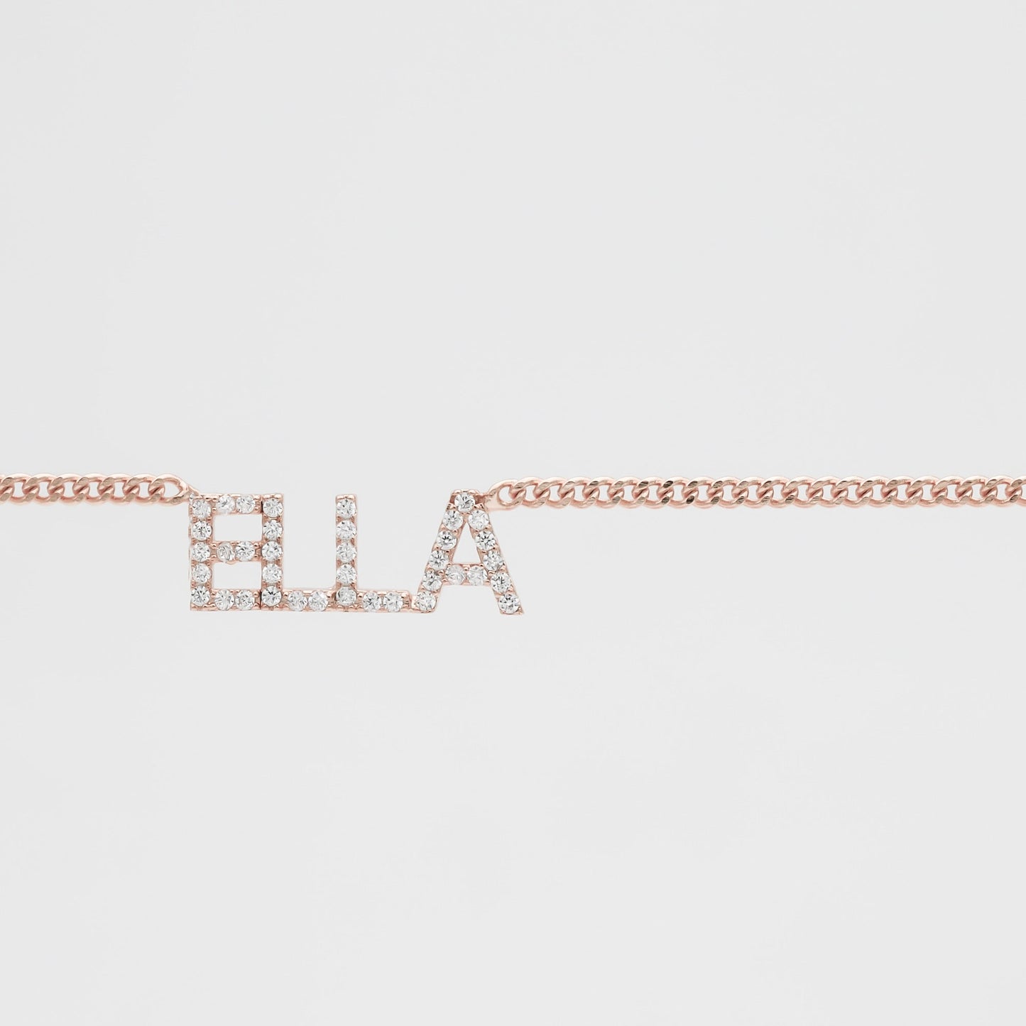 Olympia Pave Name Belly Chain - Image 9 - ISMI JEWELS