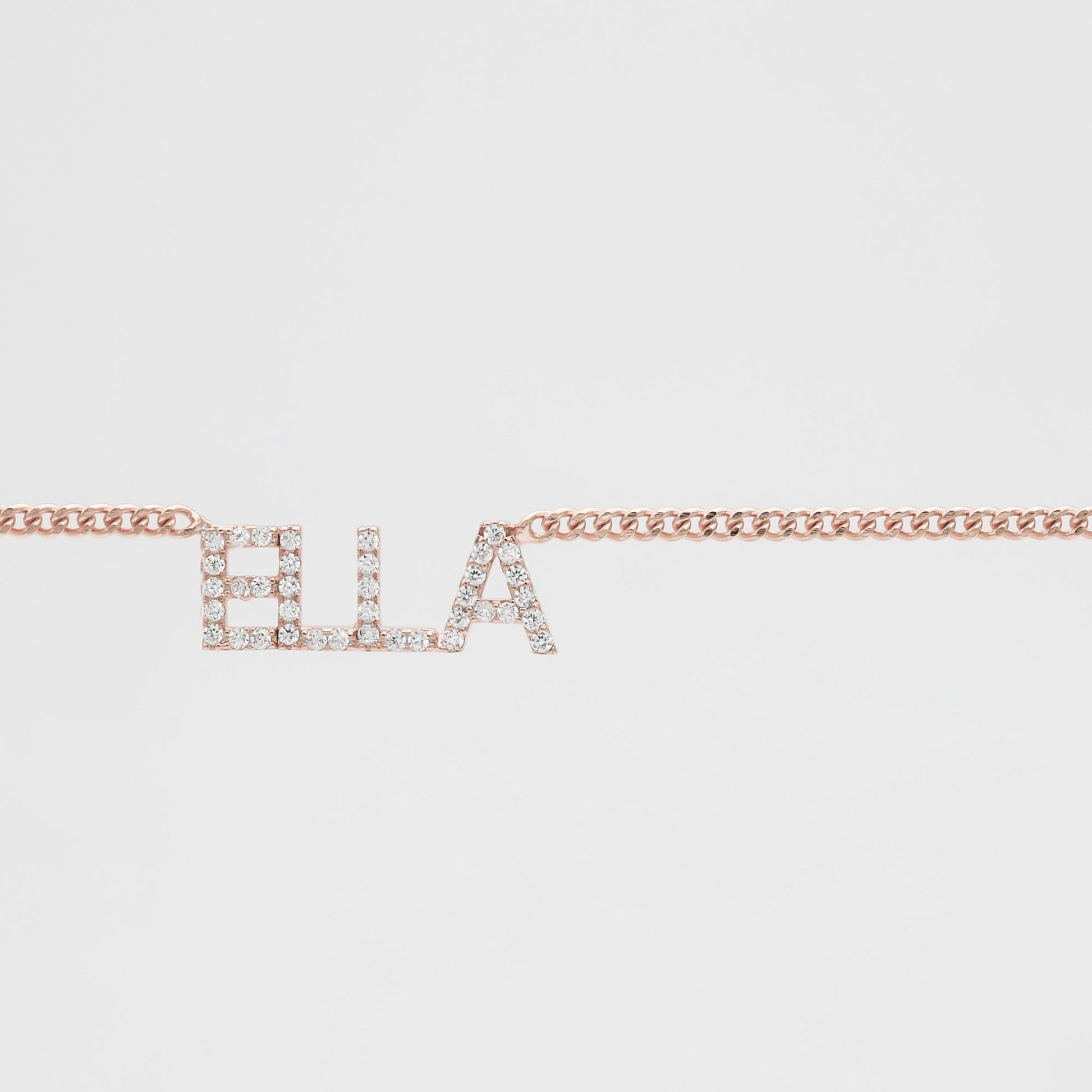Olympia Pave Name Belly Chain - Image 9 - ISMI JEWELS