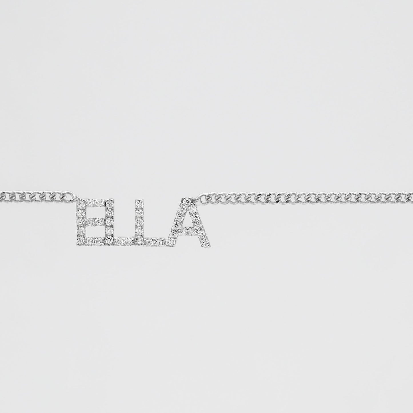 Olympia Pave Name Belly Chain - Image 6 - ISMI JEWELS