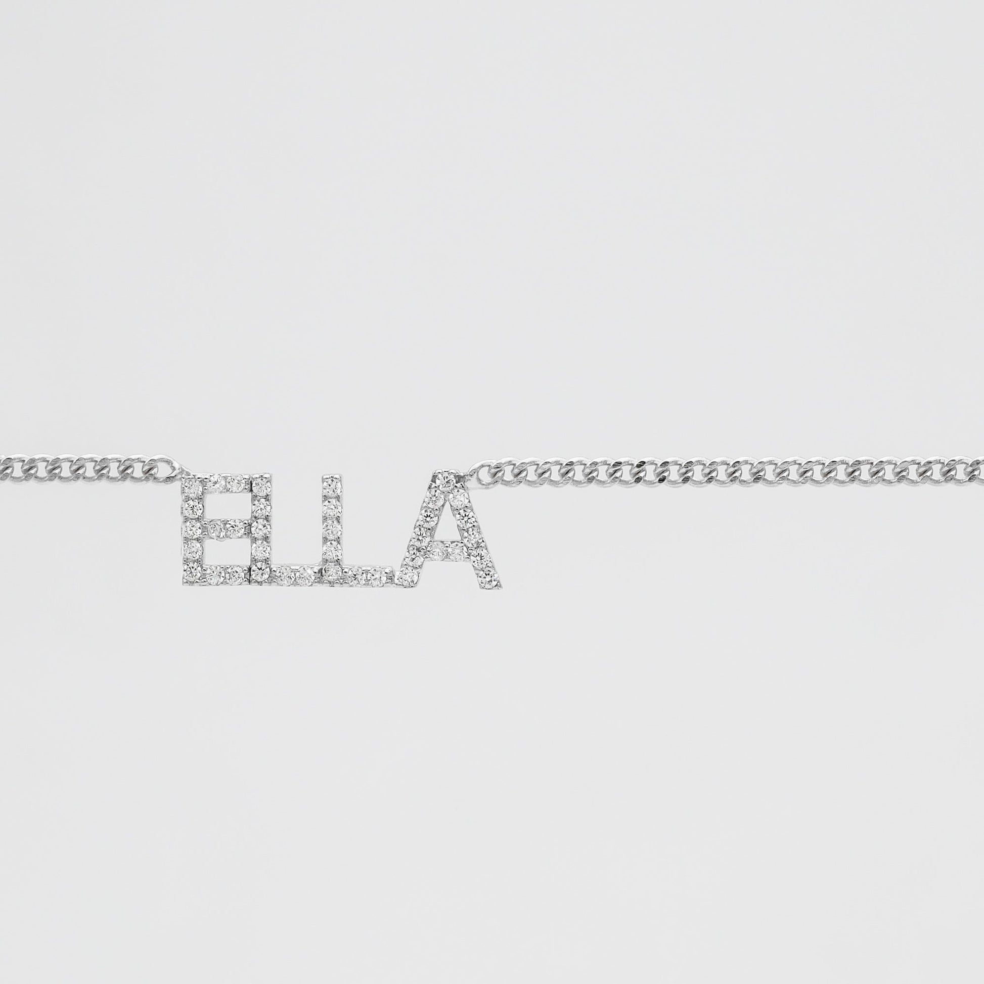Olympia Pave Name Belly Chain - Image 6 - ISMI JEWELS